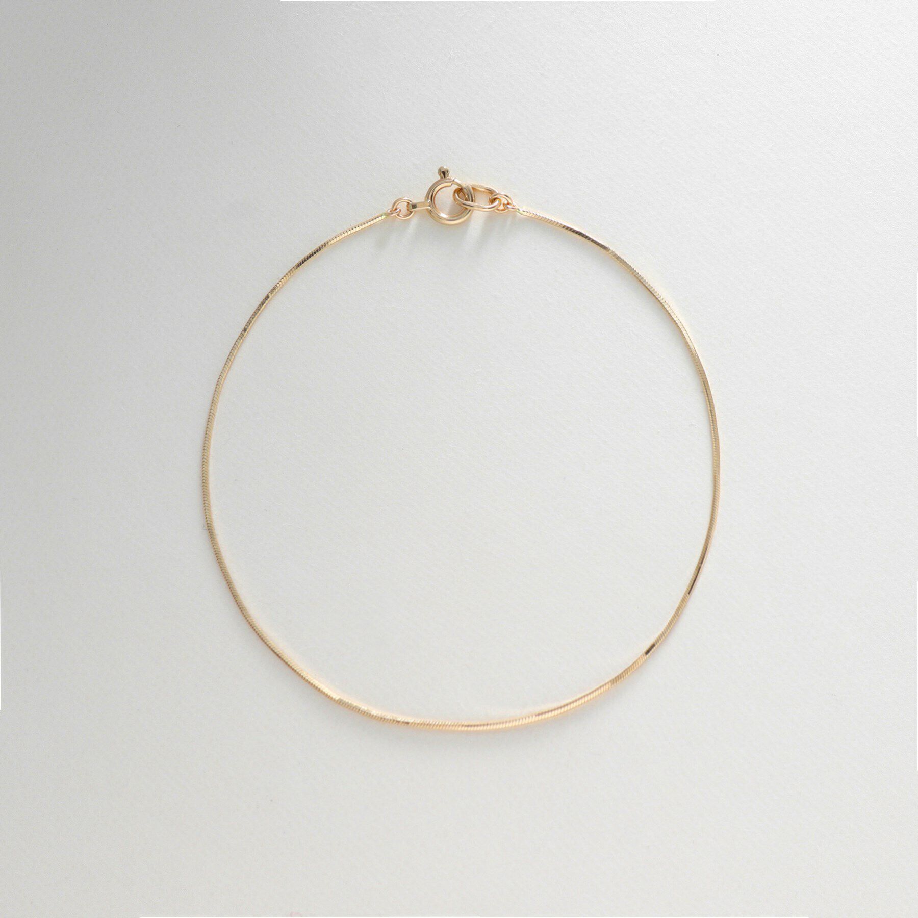 COCOSHNIK「K10コンパクトチェーン ブレスレット」|ブレスレット・バングル|