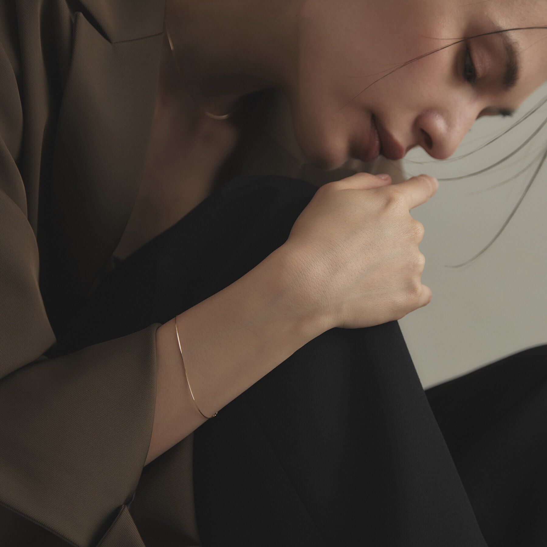 COCOSHNIK「K10コンパクトチェーン ブレスレット」|ブレスレット・バングル|