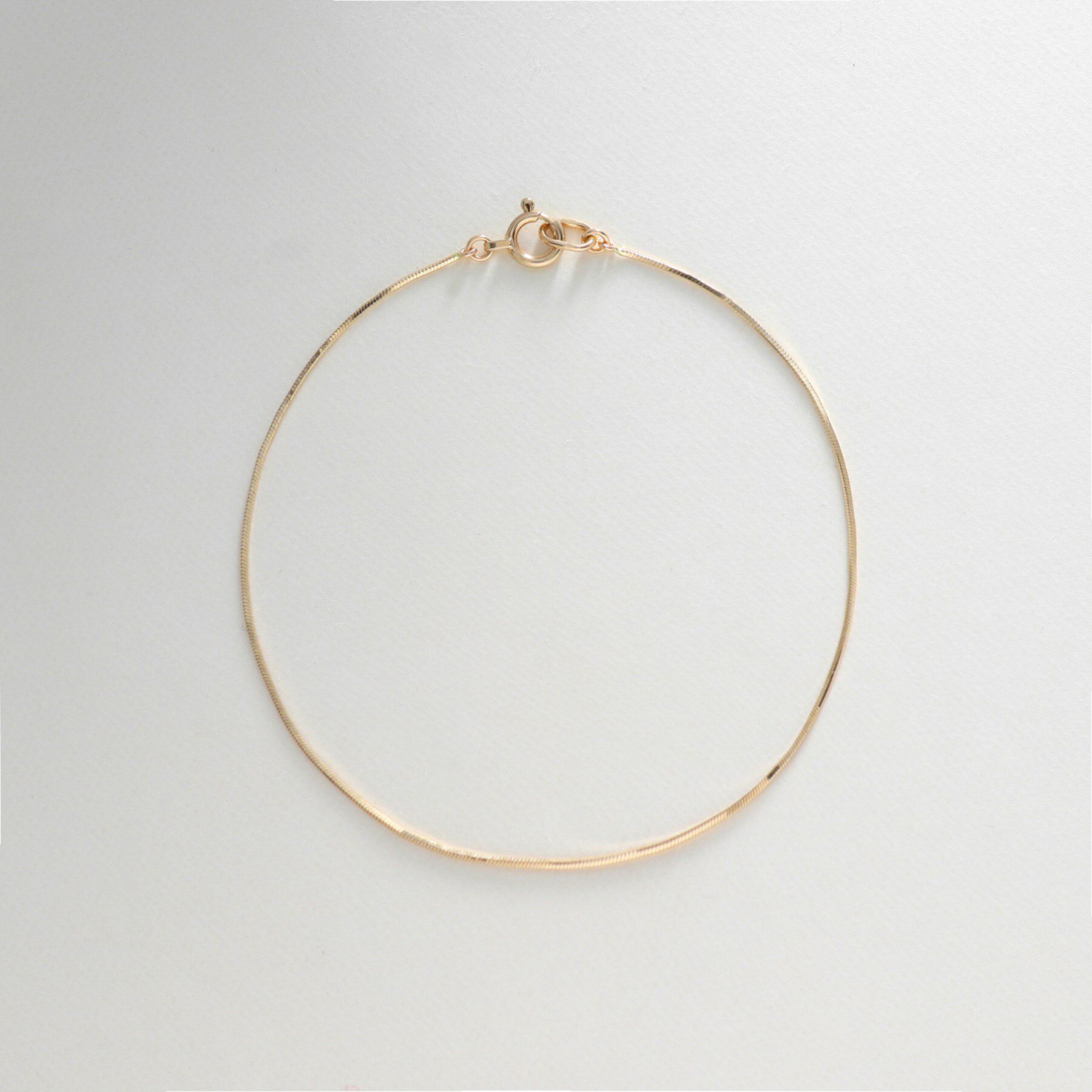 COCOSHNIK「K10コンパクトチェーン ブレスレット」|ブレスレット・バングル|