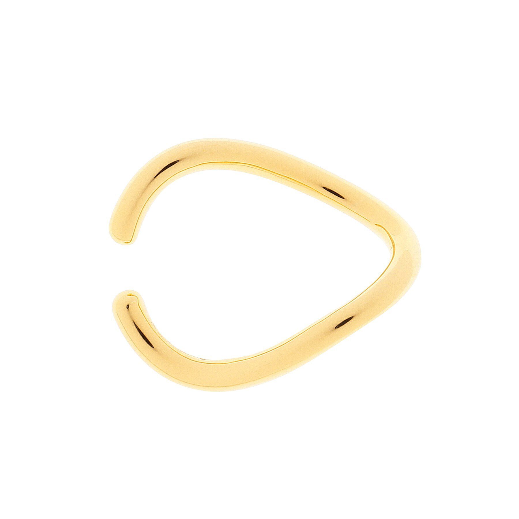 COCOSHNIK「シルバー Sライン イヤーカフ GP」|イヤリング|