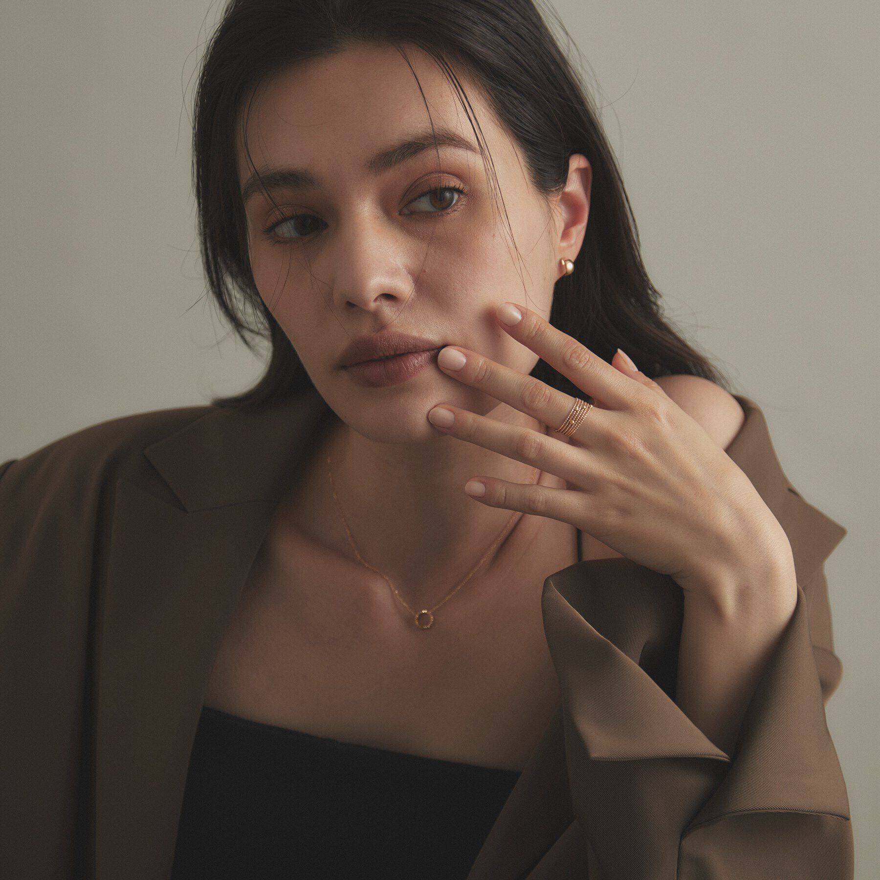 COCOSHNIK「K18ハニーカットボール 形状記憶リング」|リング|