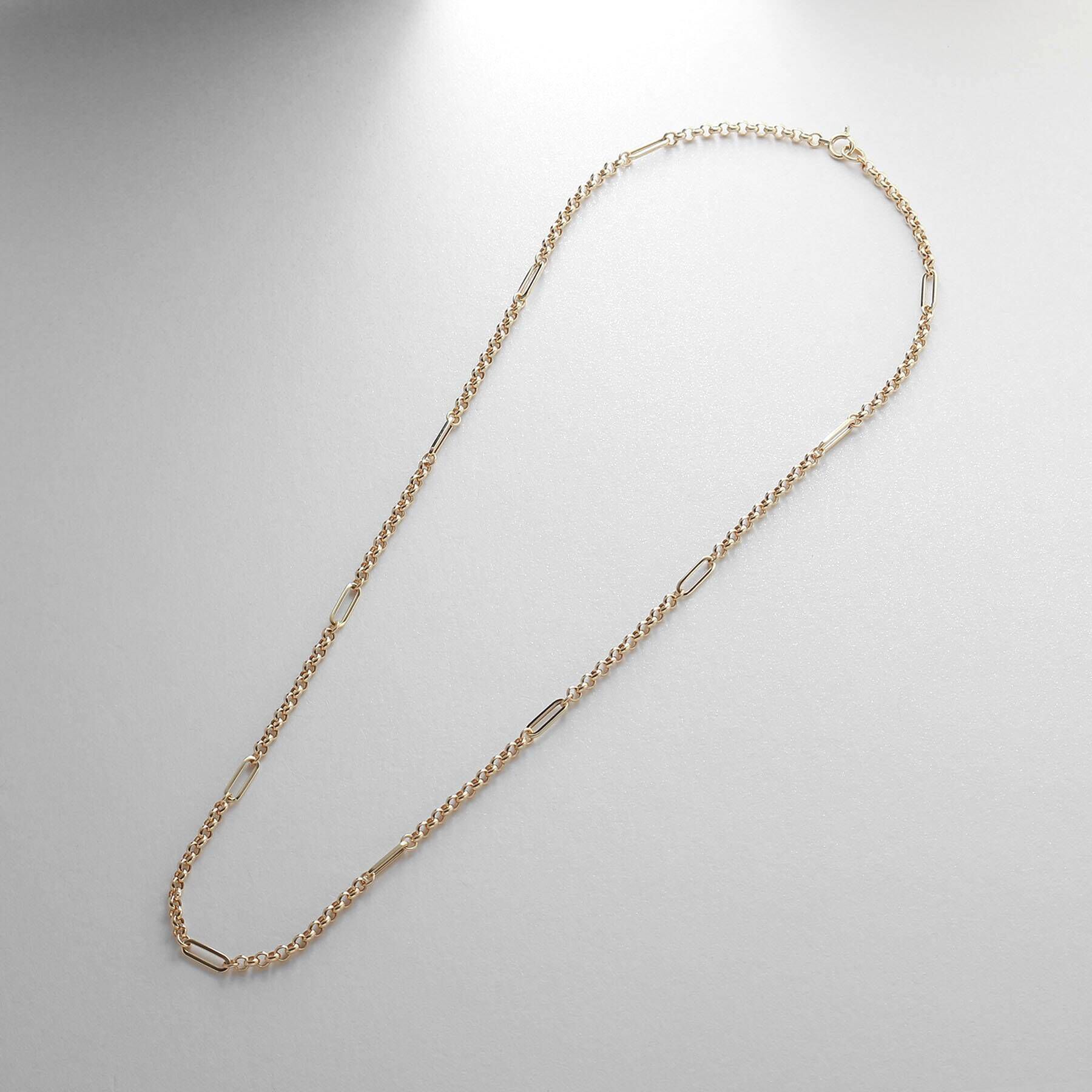 COCOSHNIK「K18マーヴェラス&times;PCフラット ネックレス」|ネックレス|