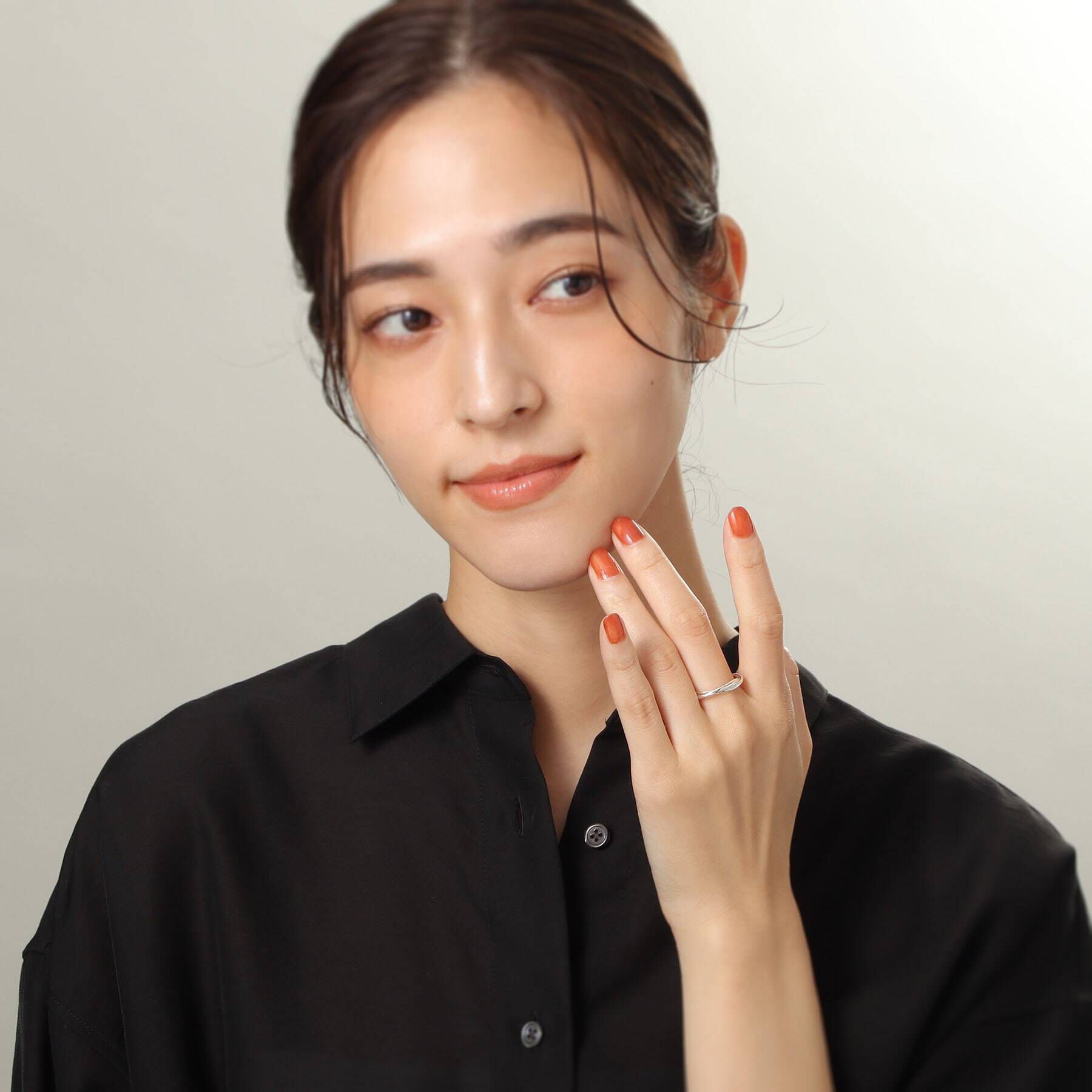 COCOSHNIK「シルバー ダブルラインツイスト リング」|リング|