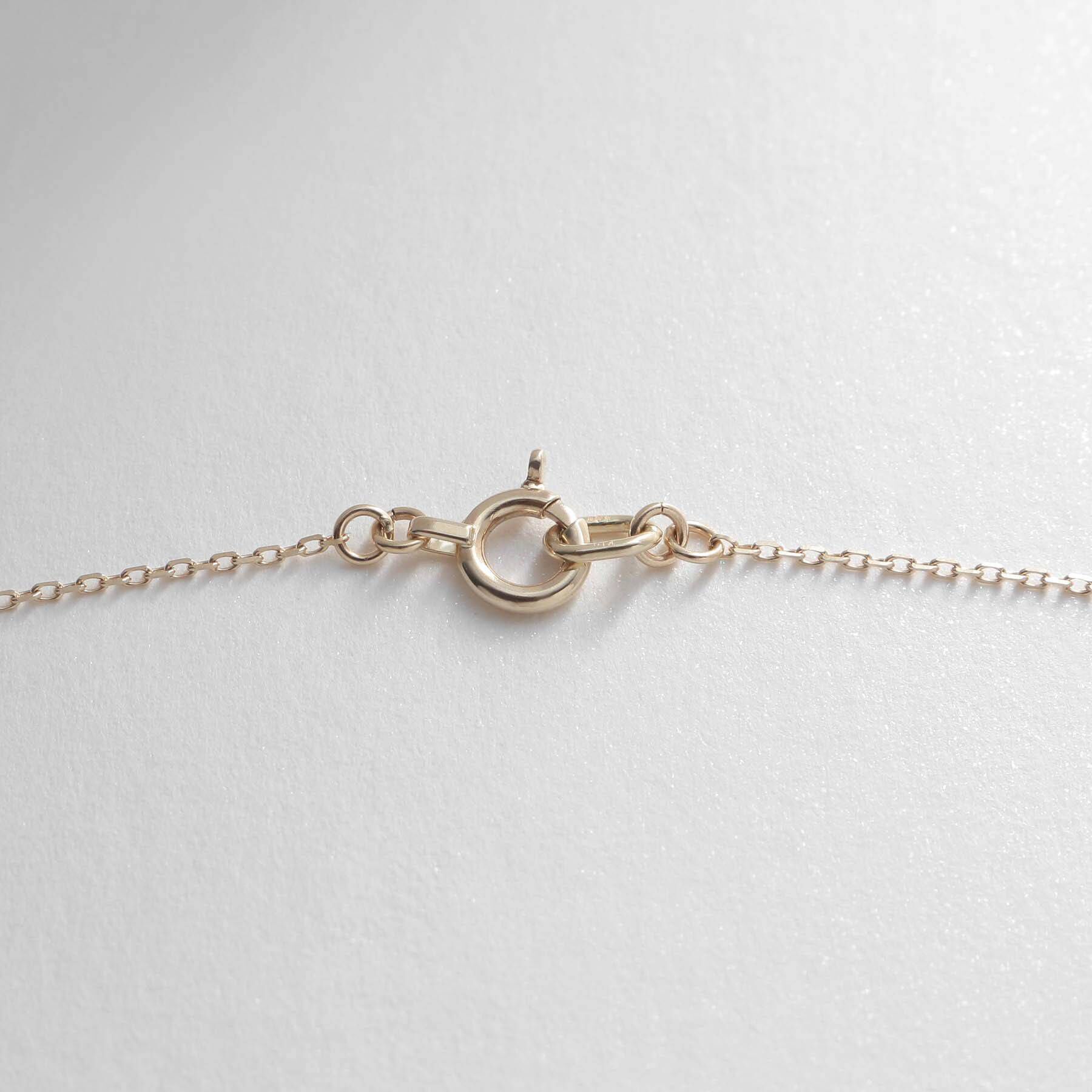 COCOSHNIK「【WEB限定】K10イニシャルＣ ネックレス」|ネックレス|