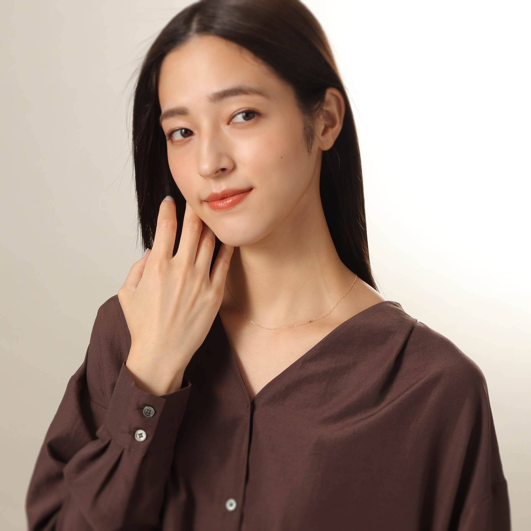 COCOSHNIK「【WEB限定】K10イニシャルＳ ネックレス」|ネックレス|