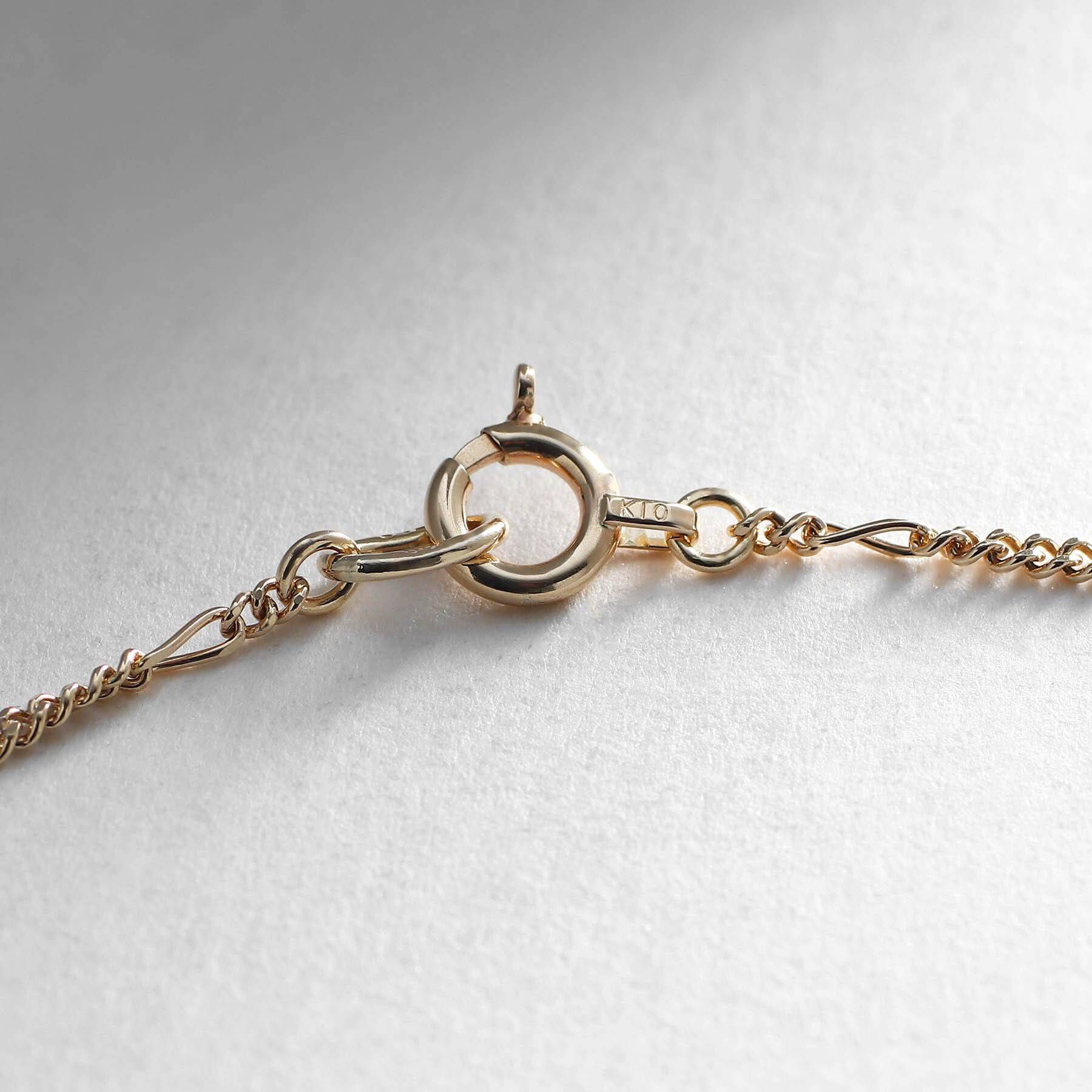 COCOSHNIK「K10キヘイミックスチェーン ネックレス」|ネックレス|