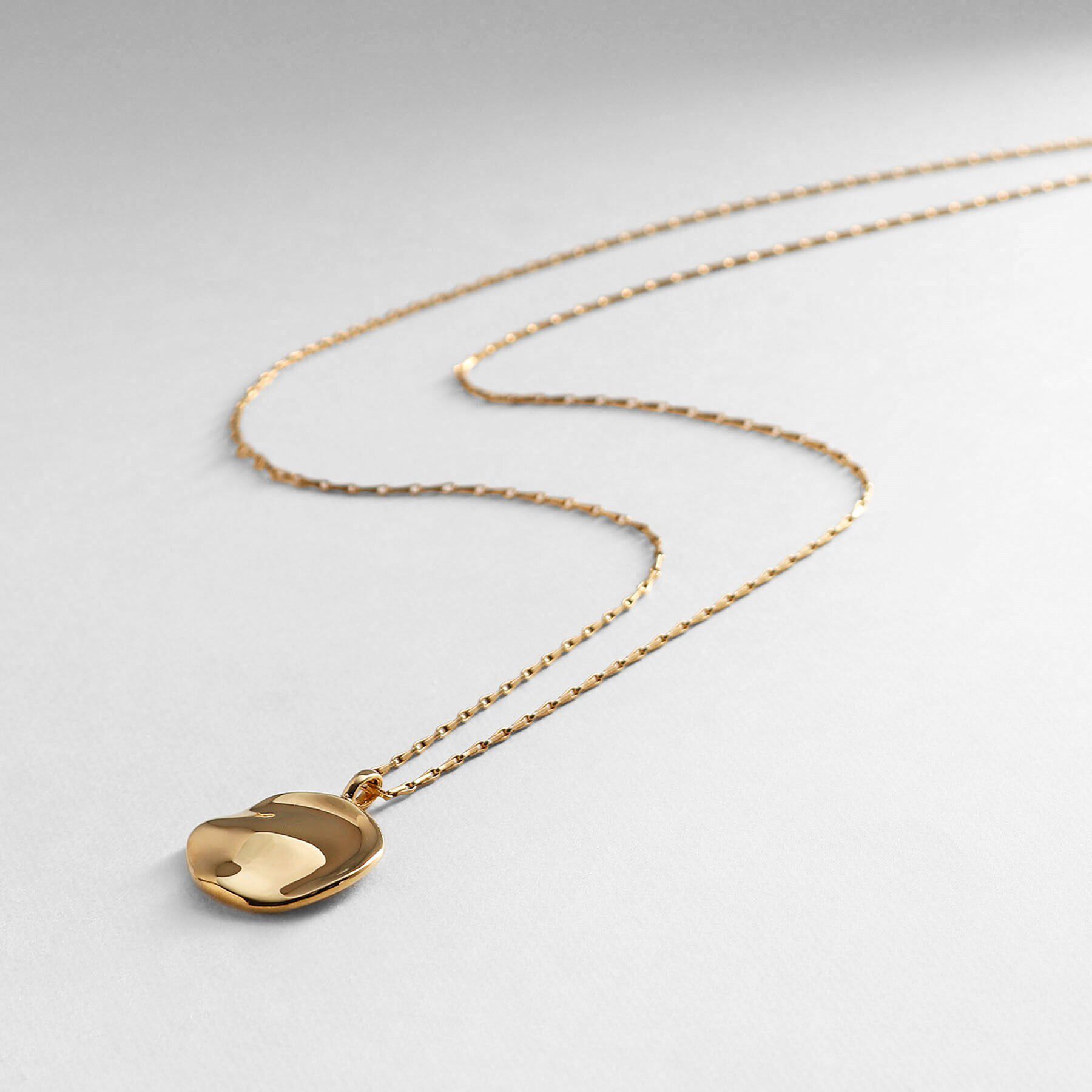 COCOSHNIK ONKITSCH「シルバー ニュアンスネック コイン GP」|ネックレス|