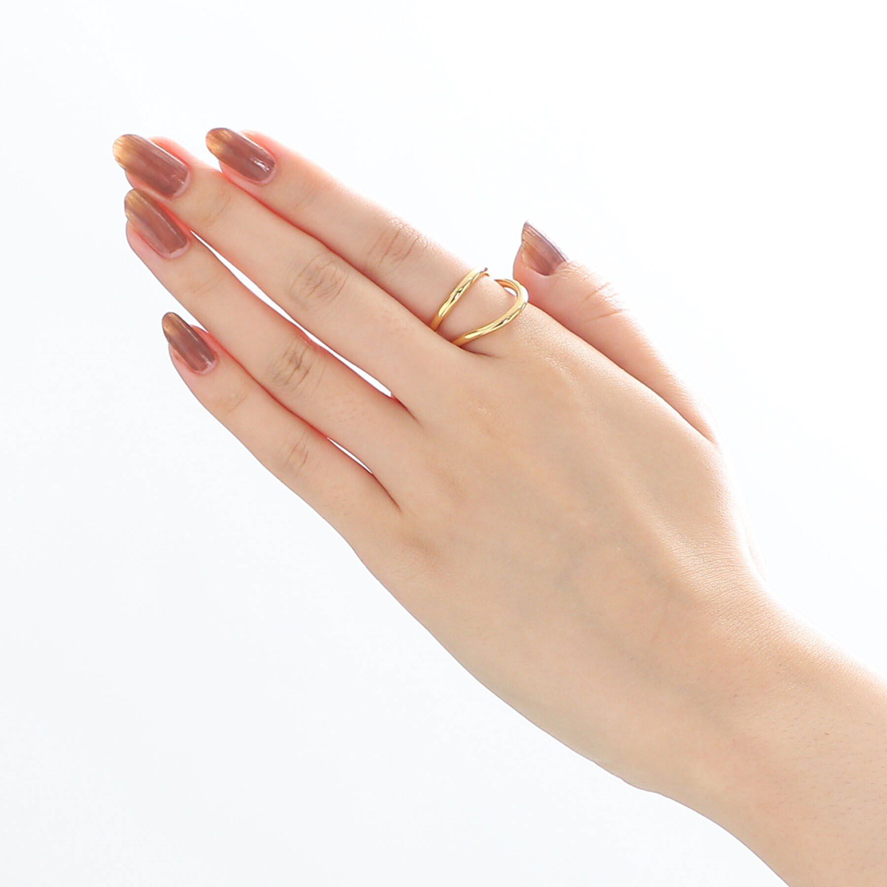 COCOSHNIK ONKITSCH「シルバー ラインリング フロート GP」|リング|