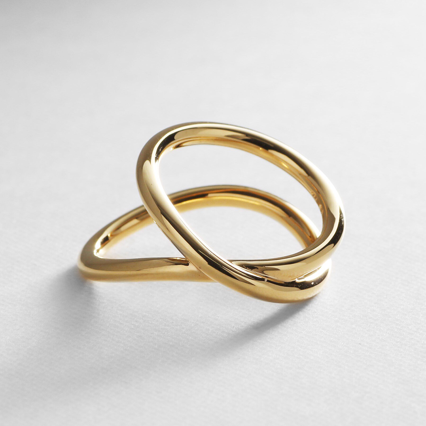 COCOSHNIK ONKITSCH「シルバー ラインリング フロート GP」|リング|