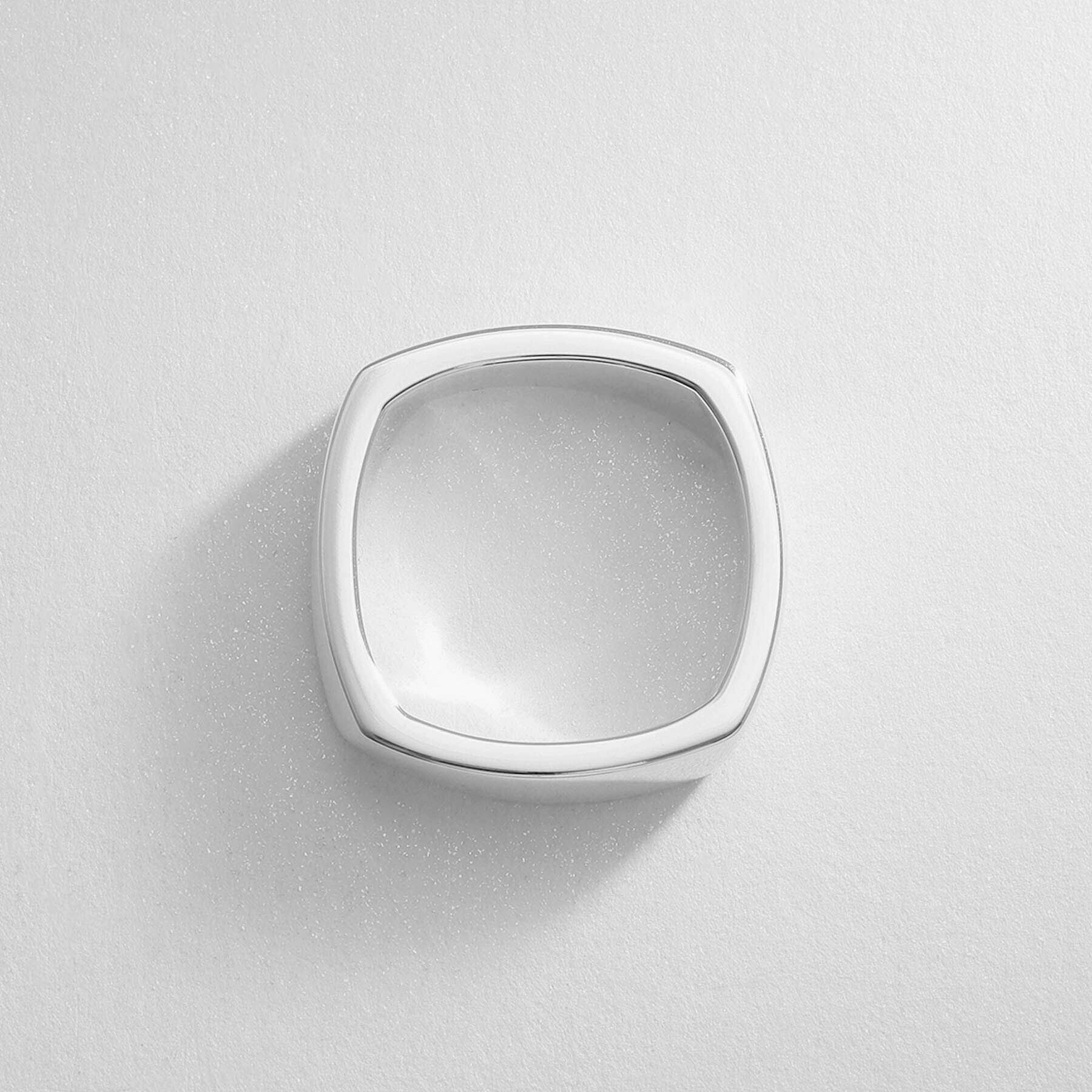 COCOSHNIK ONKITSCH「シルバー ツイストスクエア リングS」|リング|