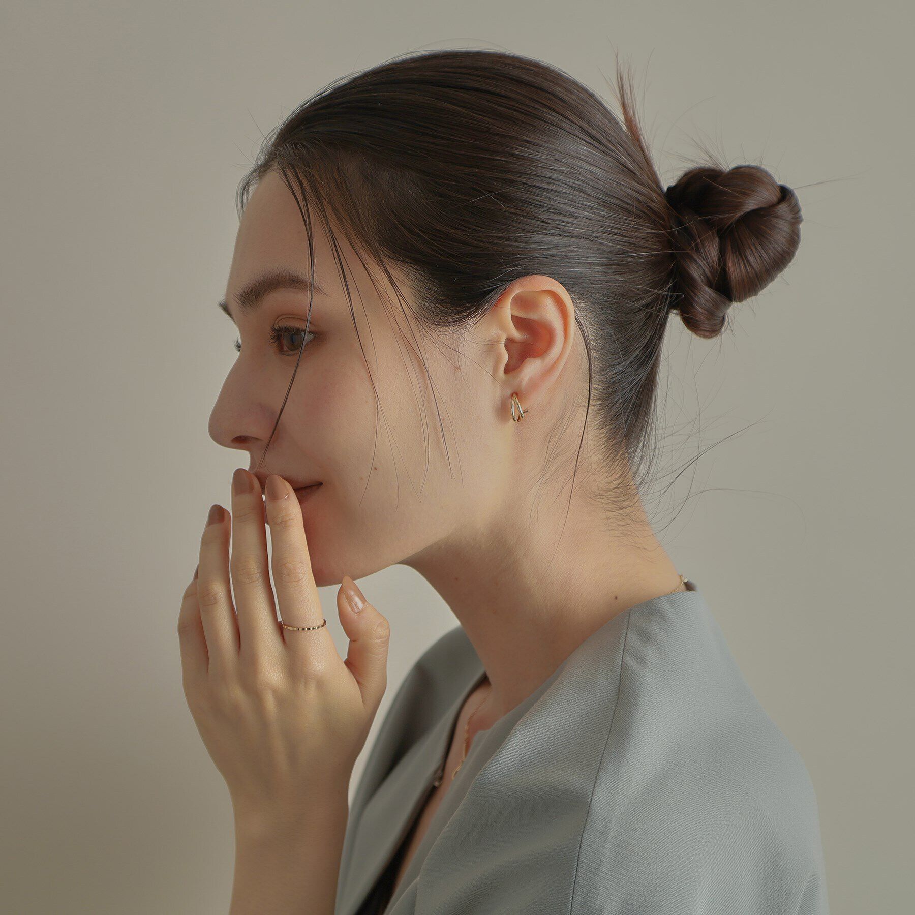 COCOSHNIK「K10スカラップカット リング」|リング|