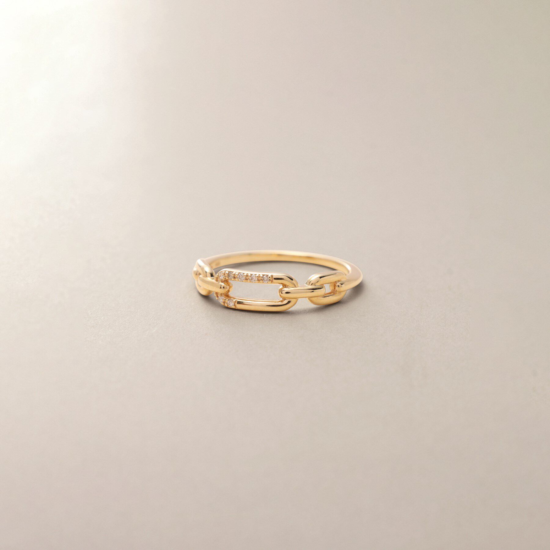 COCOSHNIK「K10ダイヤモンド PCモチーフアシンメトリー リング」|リング|