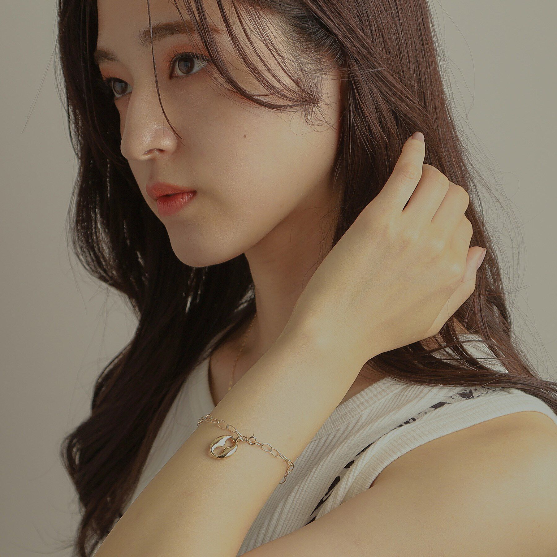 COCOSHNIK「K10中空マリンモチーフ ブレスレット」|ブレスレット・バングル|