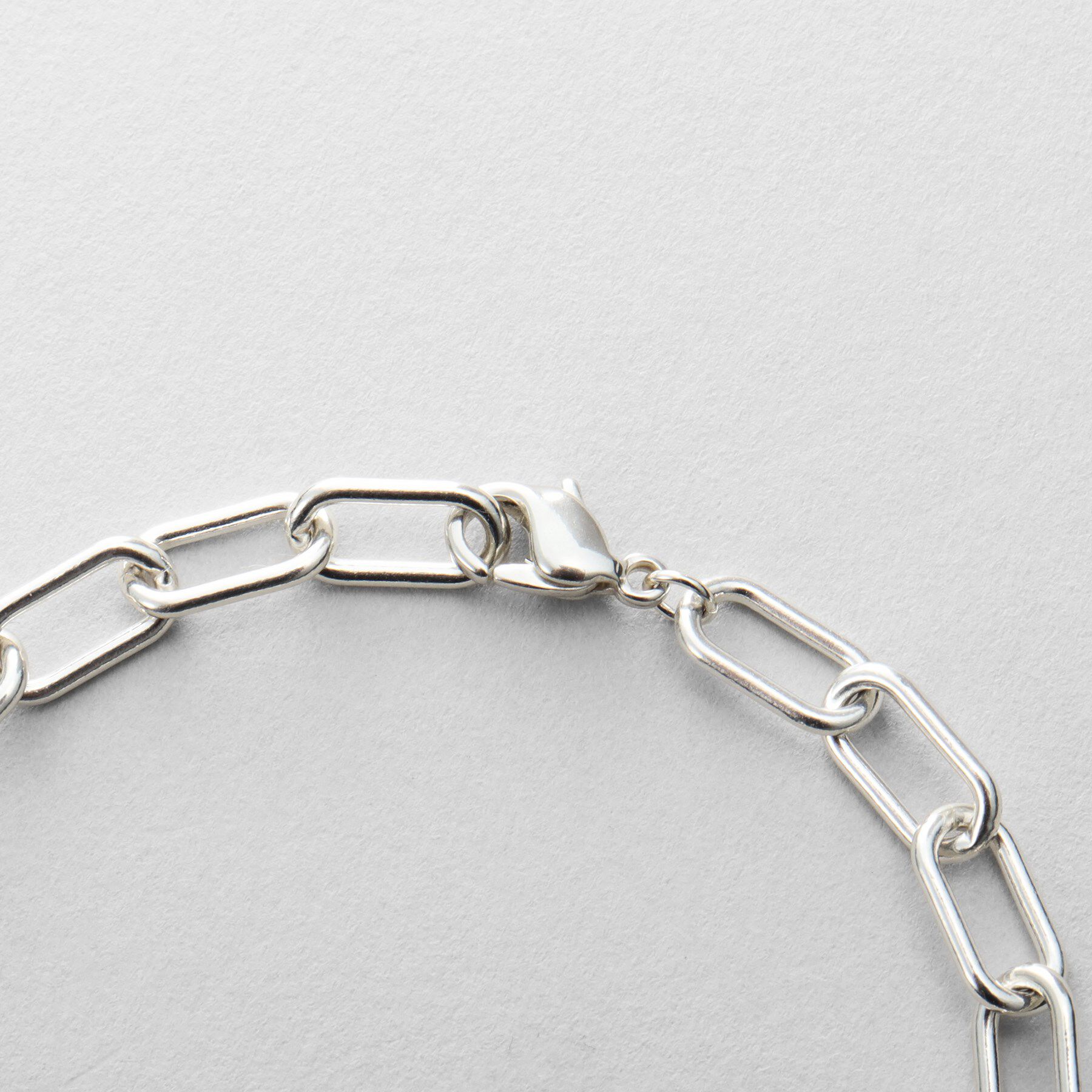 COCOSHNIK ONKITSCH「シルバー デザインチェーン ケーブルグラデーションブレスレット」|ブレスレット・バングル|