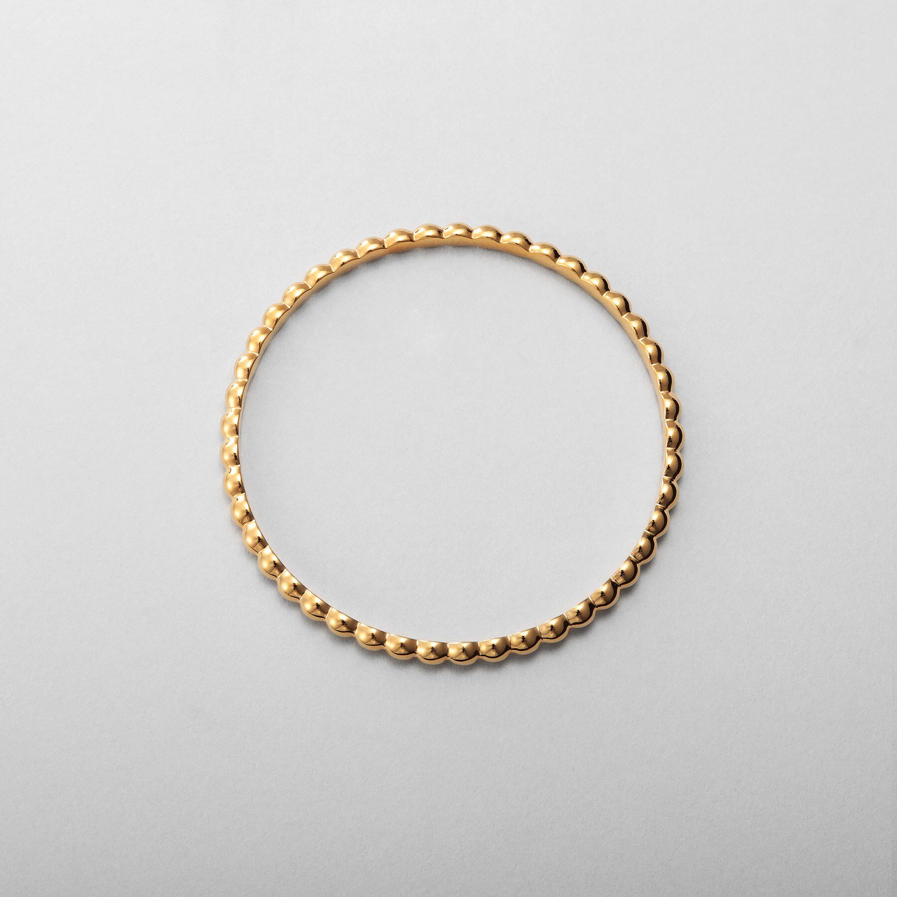 COCOSHNIK ONKITSCH「シルバー オーバルボールバングルGP」|ブレスレット・バングル|