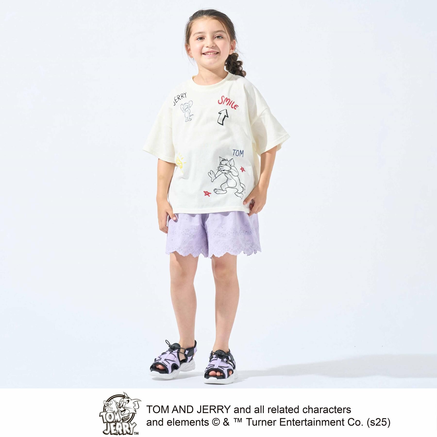 SHOO･LA･RUE「【TOM and JERRY】ひんやりラクガキTシャツ」|Tシャツ・カットソー|