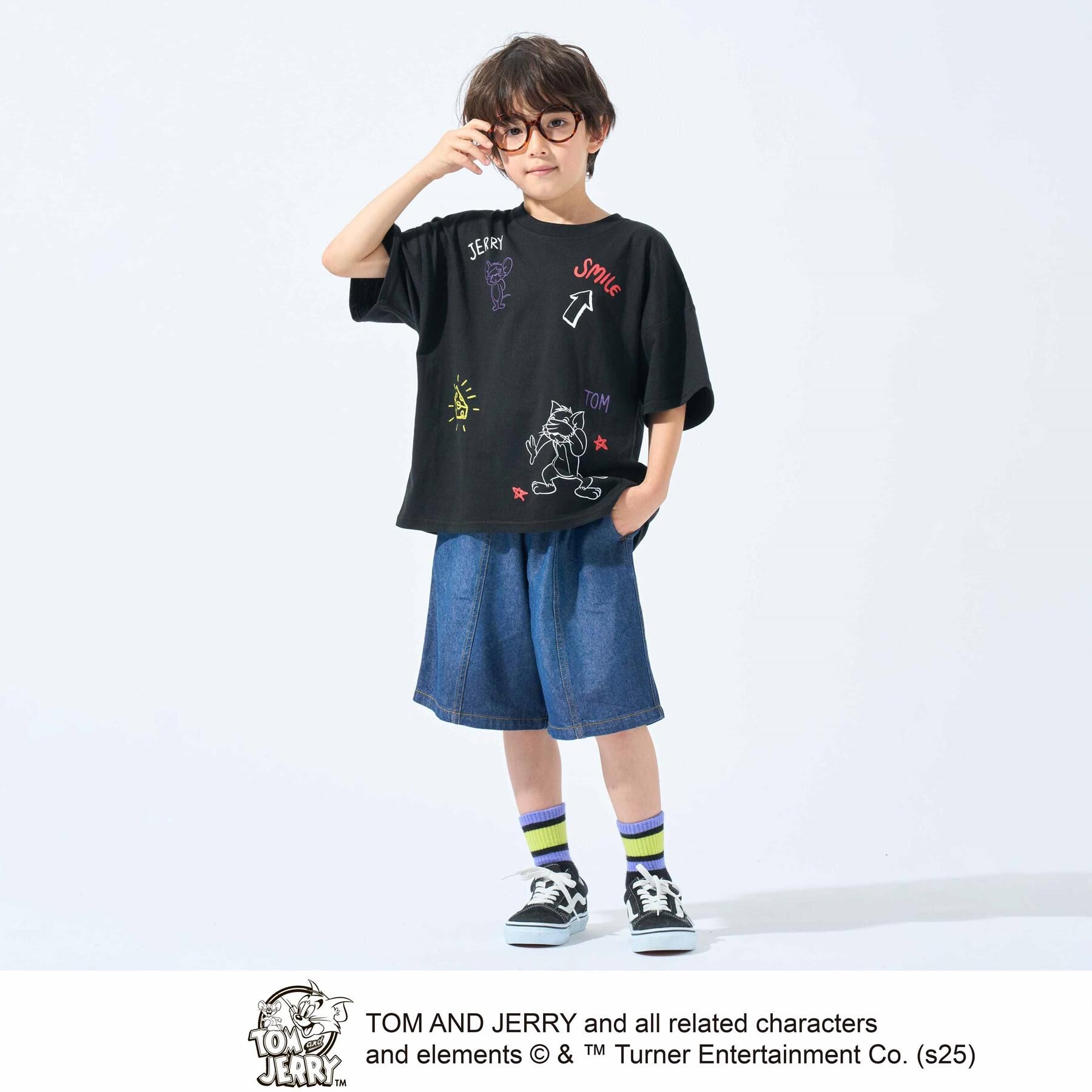SHOO･LA･RUE「【TOM and JERRY】ひんやりラクガキTシャツ」|Tシャツ・カットソー|