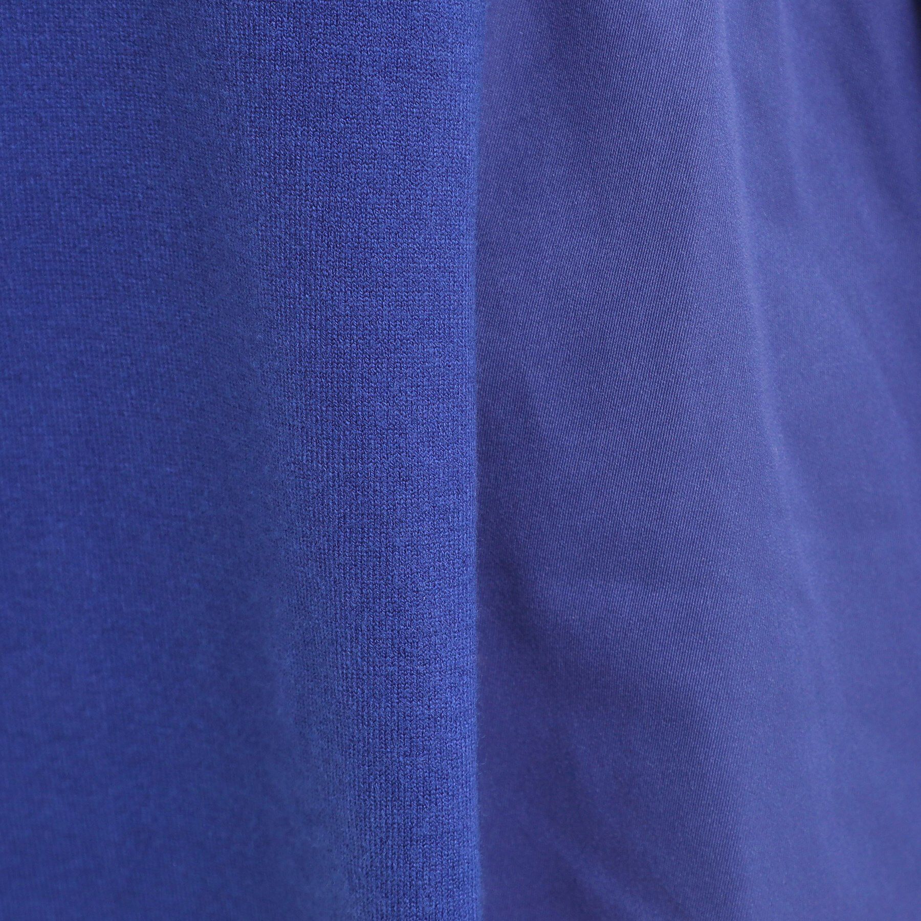 SHOO･LA･RUE「【洗濯機可/S-LL/体型カバー】異素材きりかえ Aラインニット」|ニット・セーター|