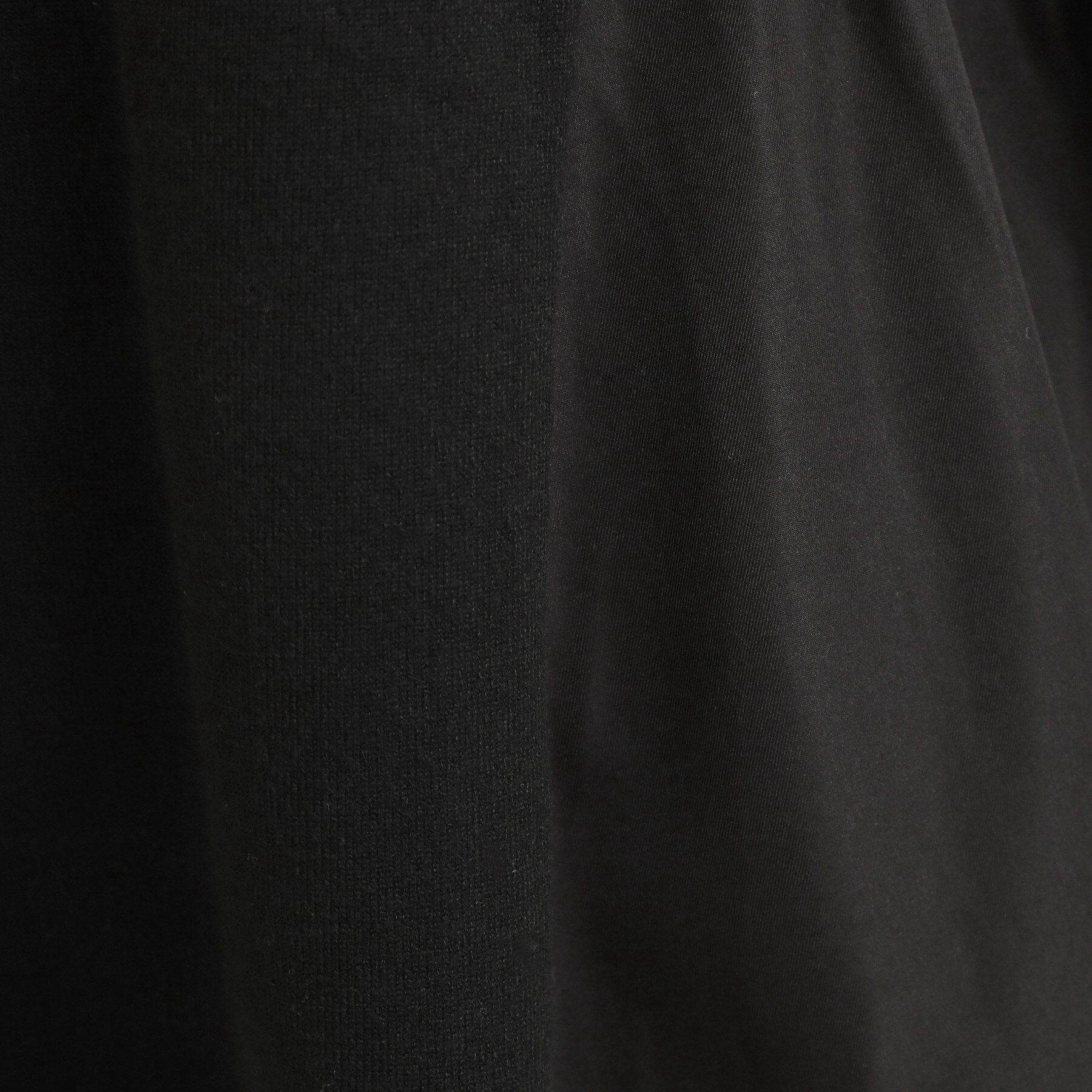 SHOO･LA･RUE「【洗濯機可/S-LL/体型カバー】異素材きりかえ Aラインニット」|ニット・セーター|