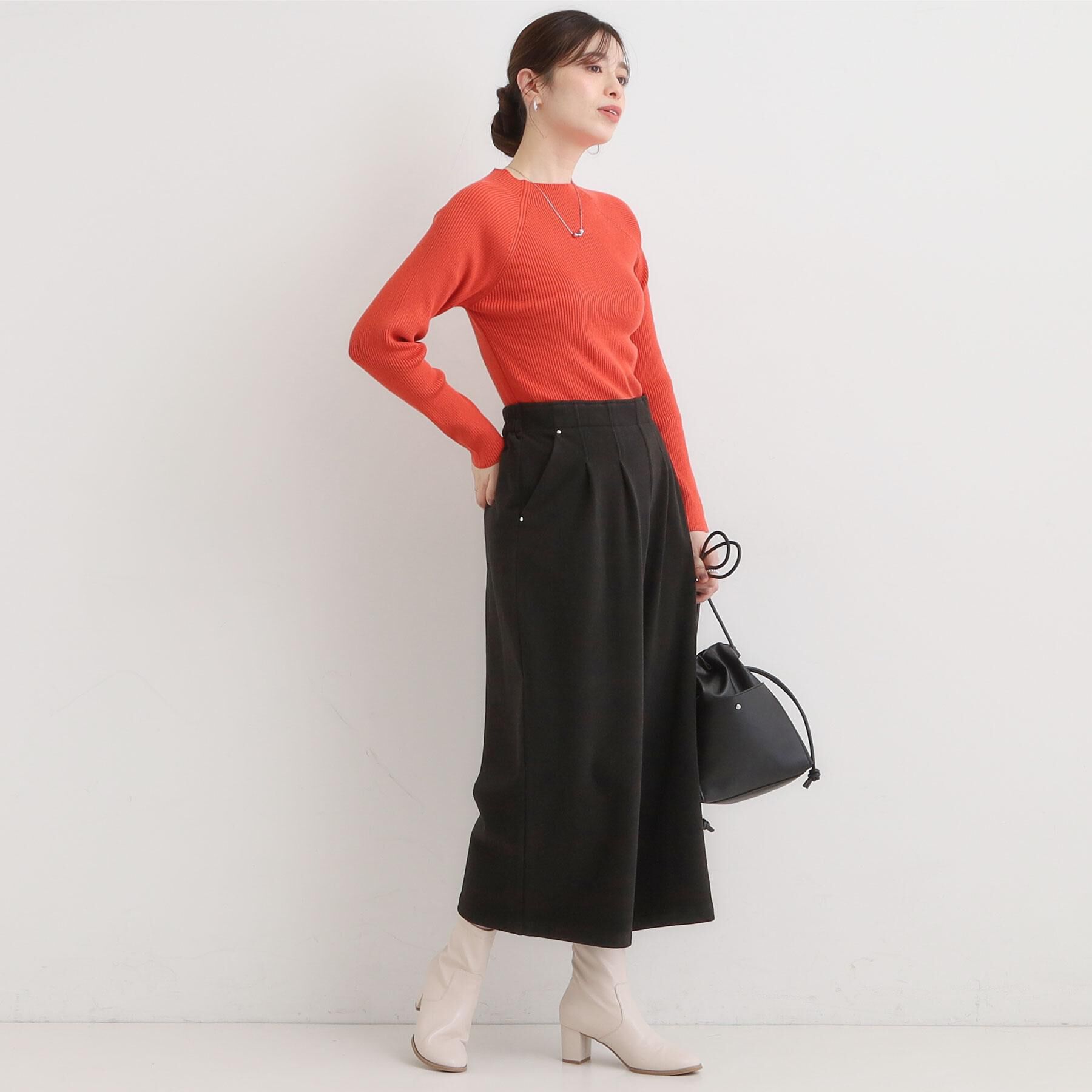 SHOO･LA･RUE「【着丈選べる】あったかもちもちワイドパンツ」|その他|