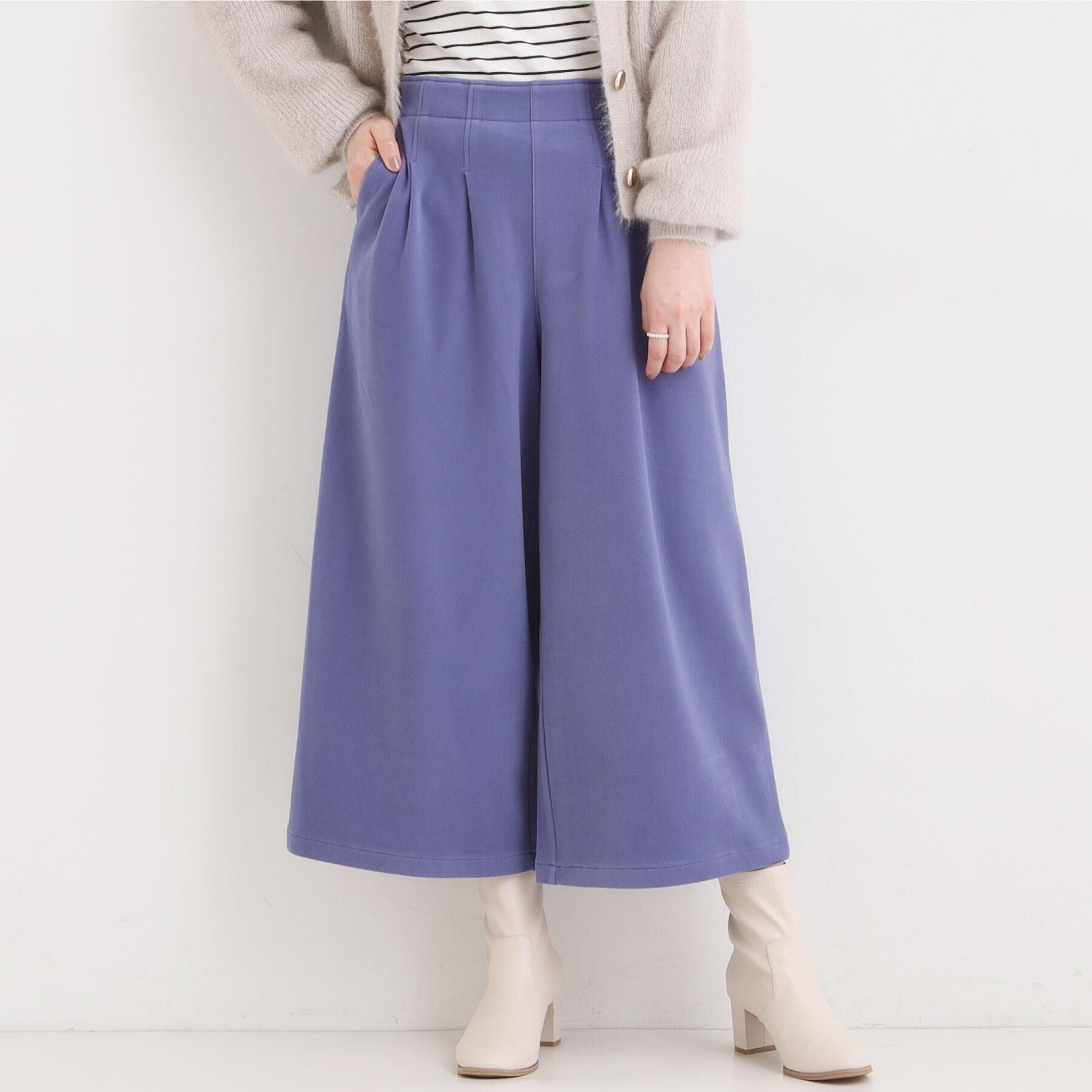 SHOO･LA･RUE「【着丈選べる】あったかもちもちワイドパンツ」|その他|