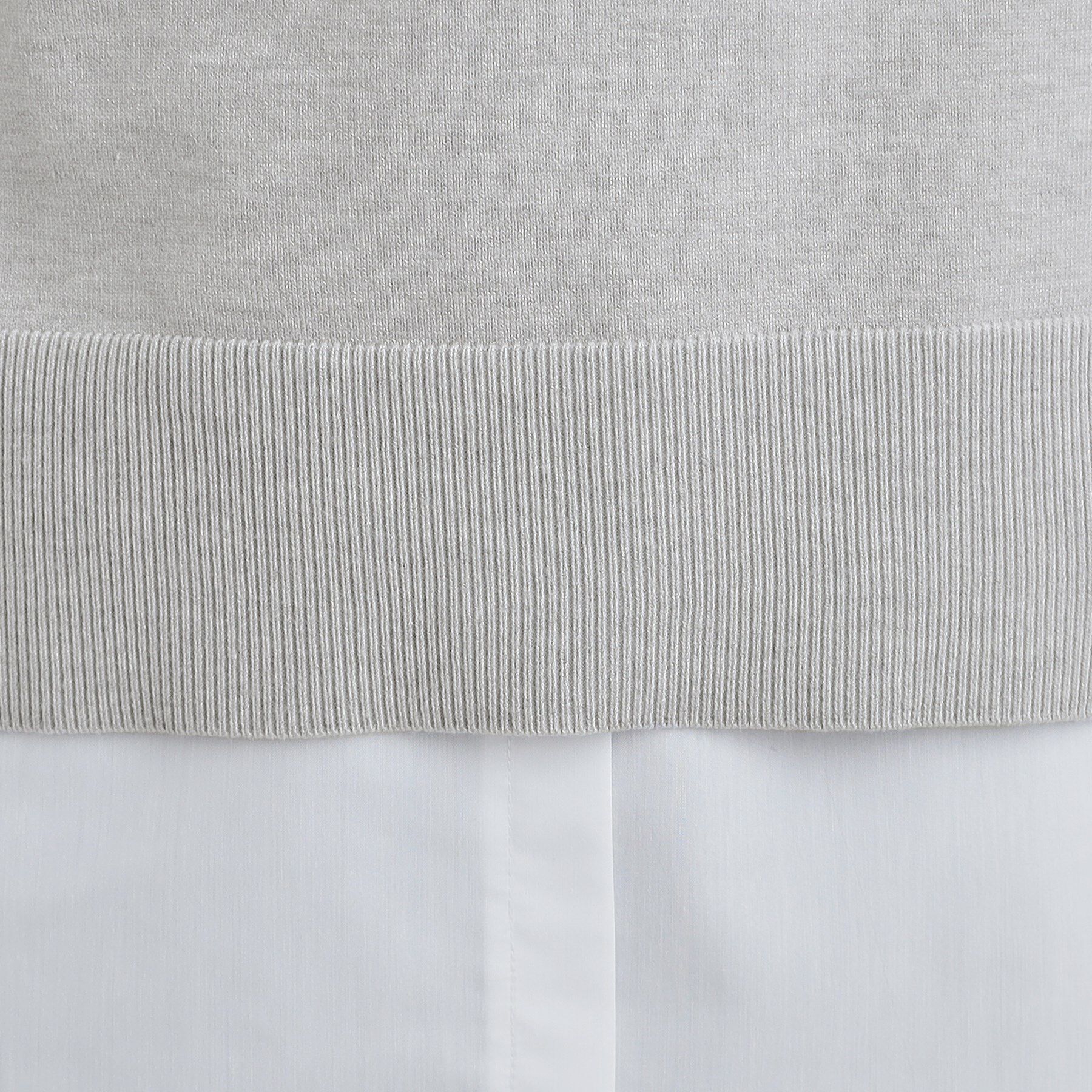 SHOO･LA･RUE「【2点セット/S-LL】時短で決まる もちもちニット＆裾シャツインナー」|その他|