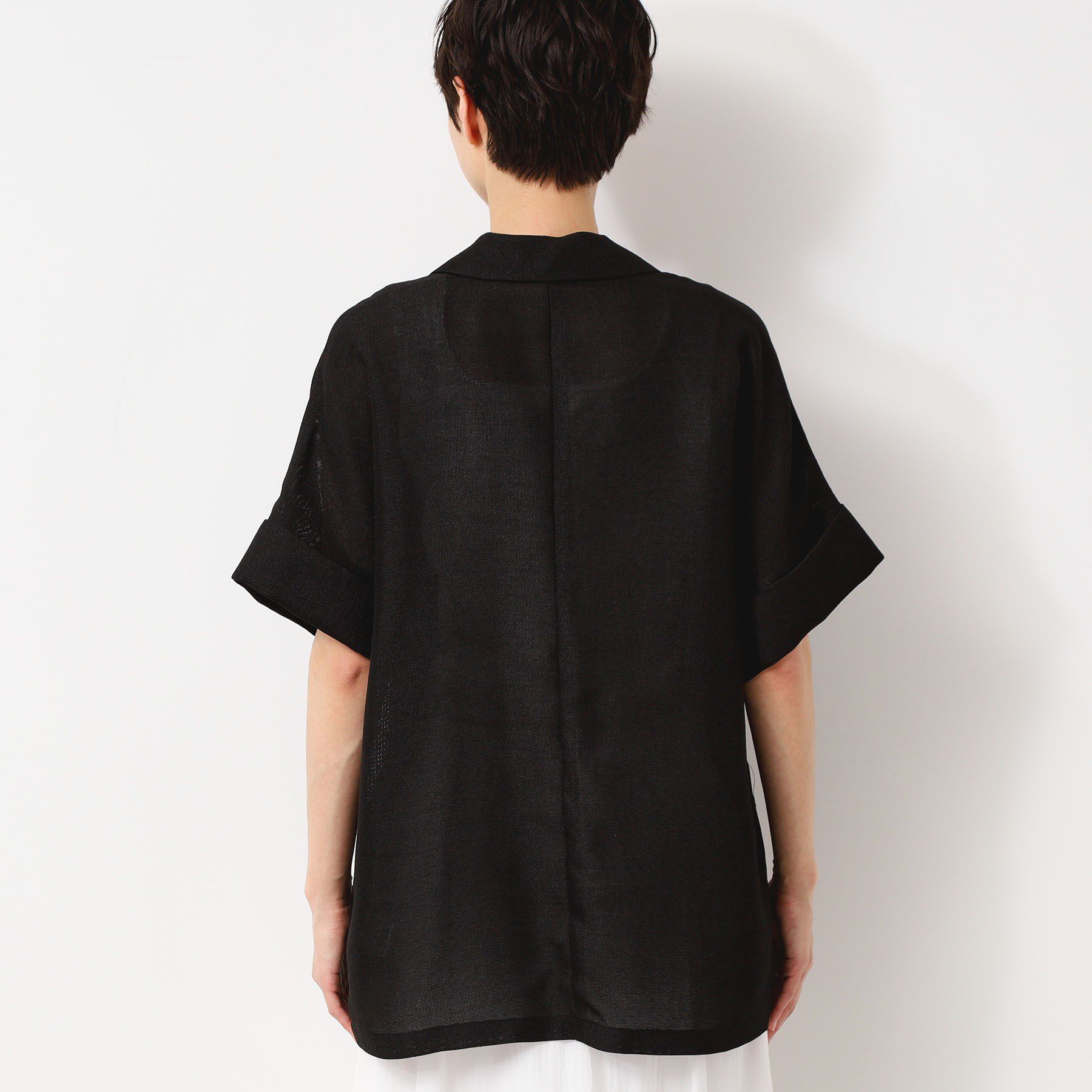 Dessin「【洗える】麻調ポリジャケット」|テーラードジャケット|