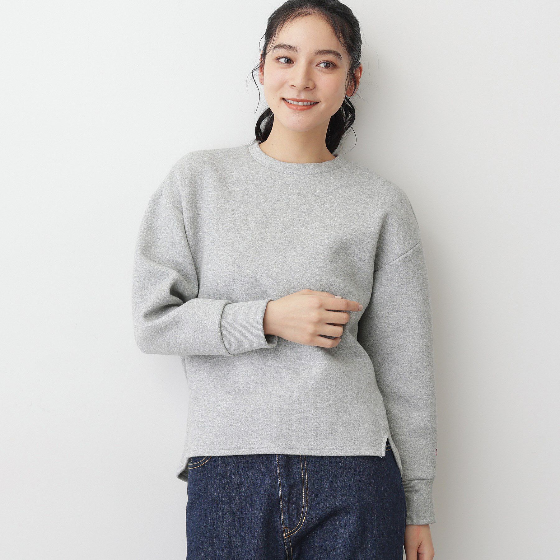 Dessin「【洗える】バックヘンリーソフトボンディングカットソー」|Tシャツ・カットソー|