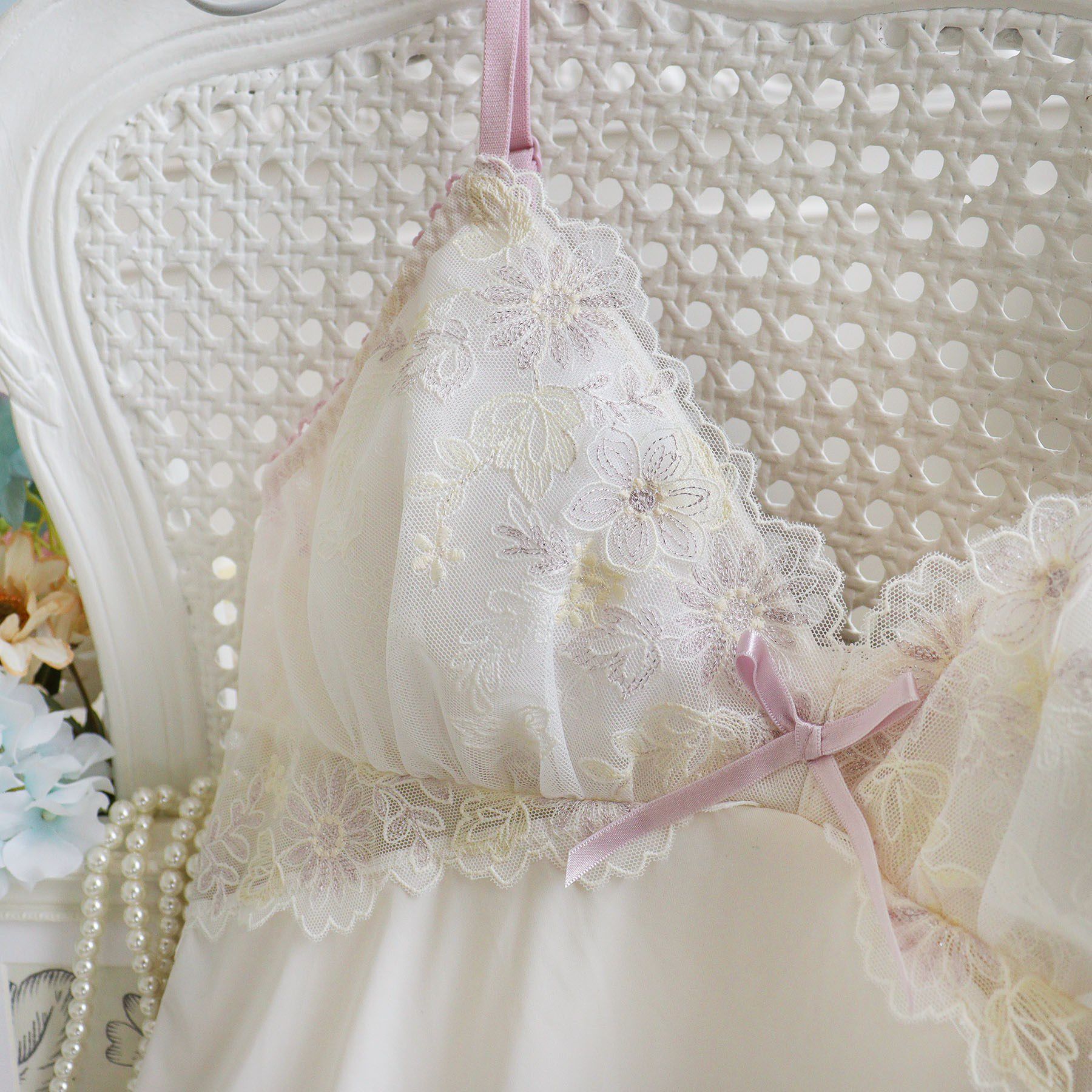 Risa Magli「リゼット カップ付スリップ」|キャミソール|