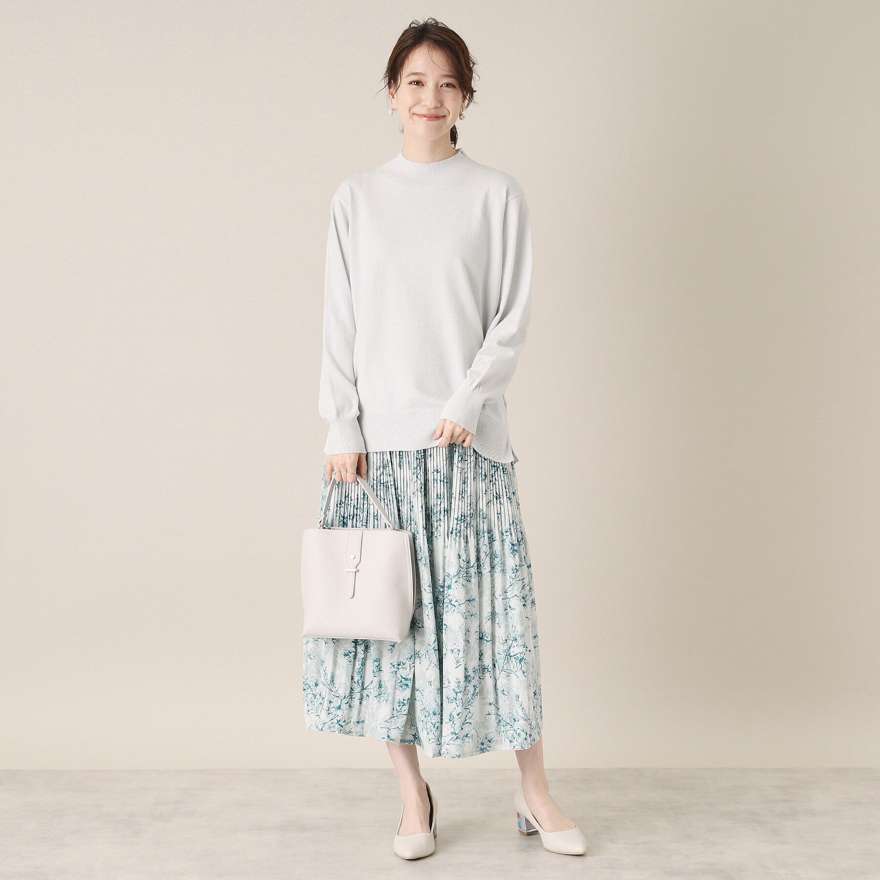 ITS&rsquo;DEMO「【通勤／手洗い可】ラメハイネックニット」|ニット・セーター|