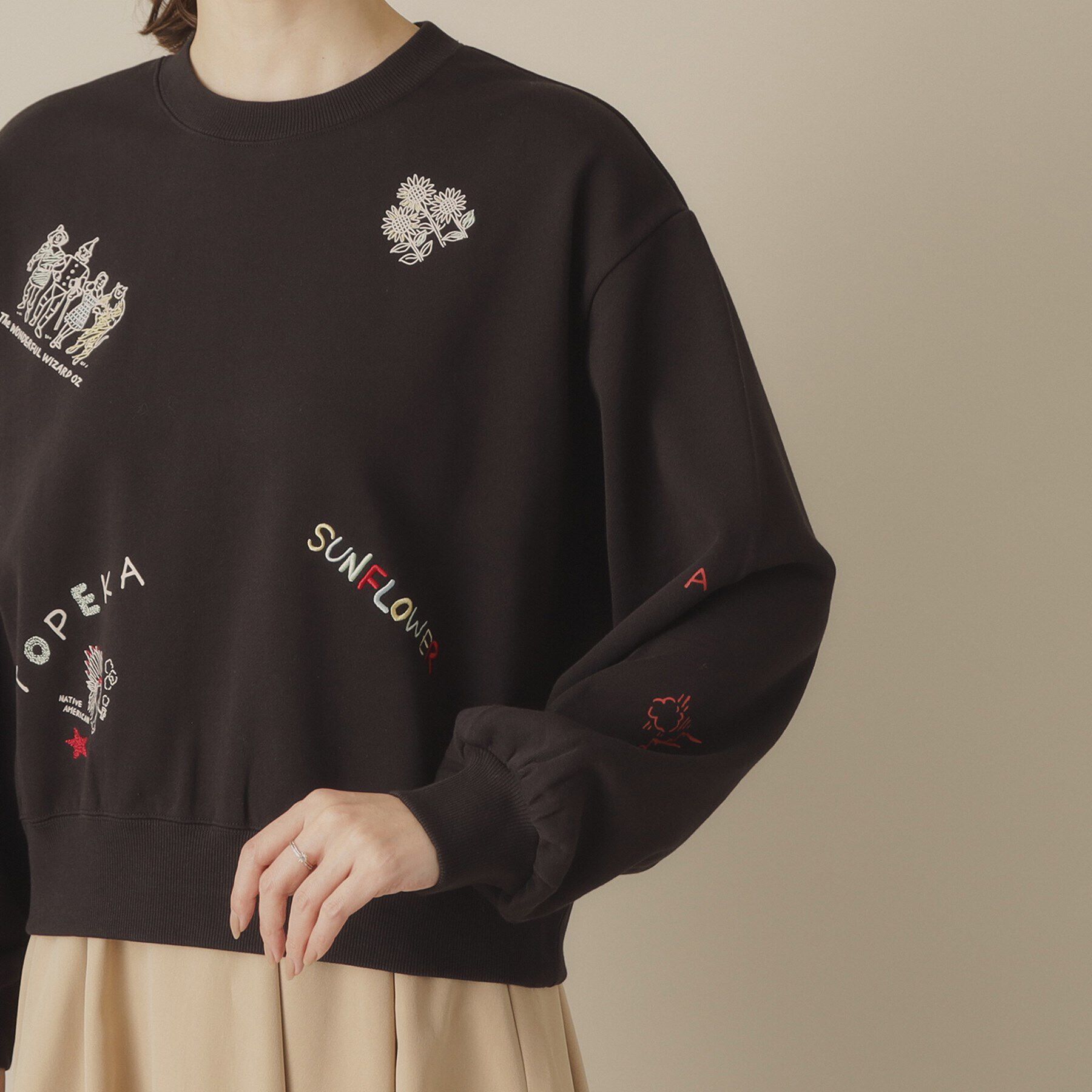 ITS&rsquo;DEMO「Leeエンブロイダリースウェット【洗濯機OK】」|パーカー|