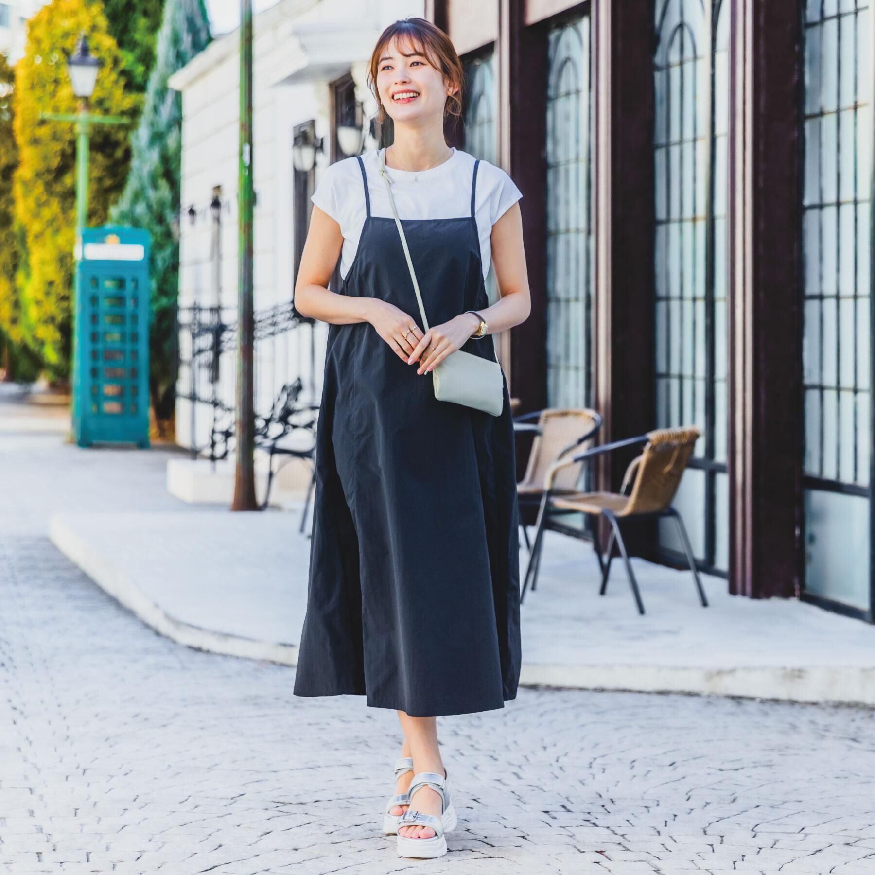 ITS&rsquo;DEMO「【撥水／洗濯機OK】キャミワンピース＜旅服シリーズ＞」|ワンピース|