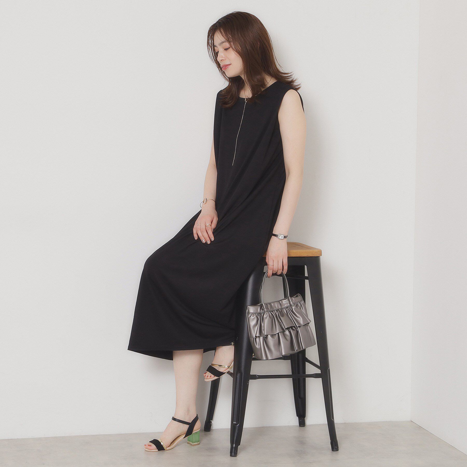 ITS&rsquo;DEMO「ラッフルミディトート」|ハンドバッグ|