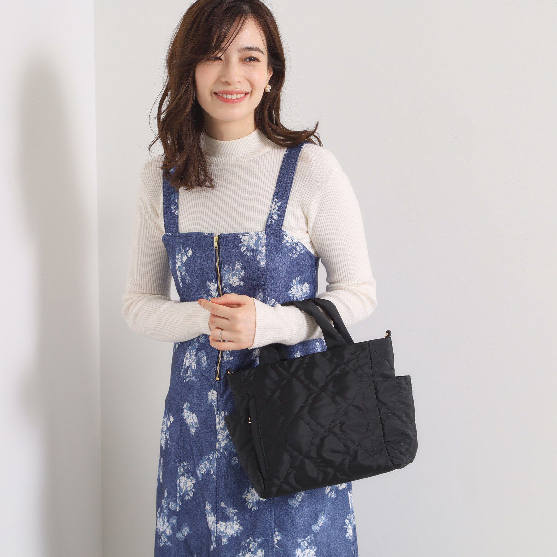 ITS&rsquo;DEMO「【7ポケット】キルト2WAYトート」|トートバッグ|