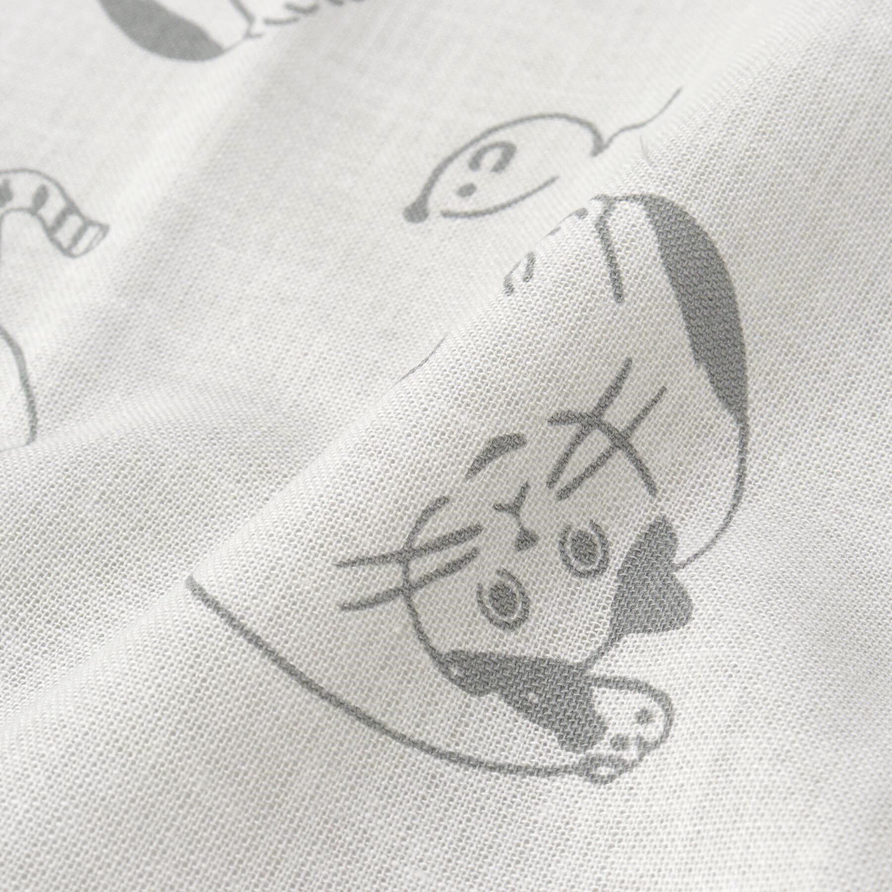 212 KITCHEN STORE「Chaco Chaco 手ぬぐい GY」|ハンカチ|