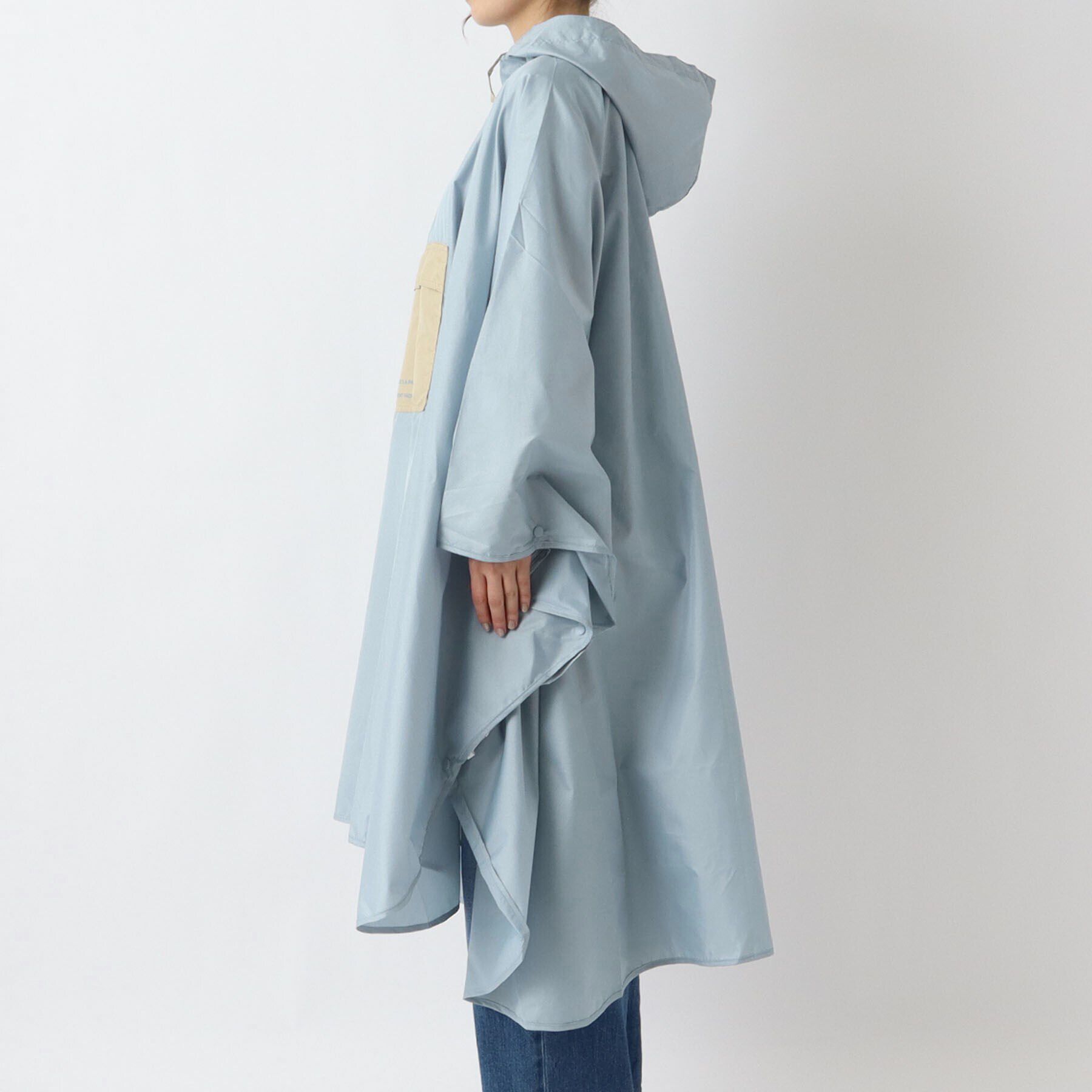 212 KITCHEN STORE「Wpc. パッカブルポンチョバイカラーユニセックス BGY」|その他|