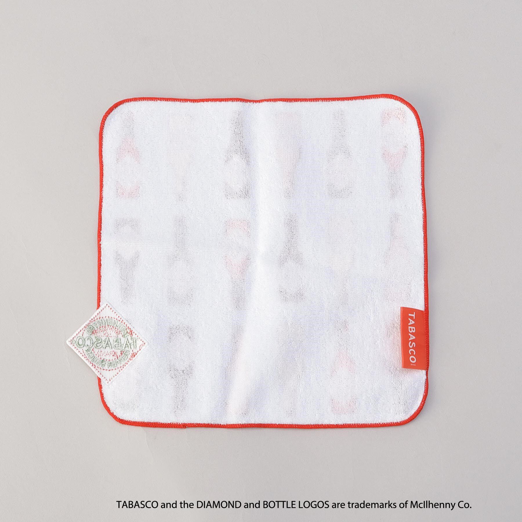 212 KITCHEN STORE「ワッペン付きミニタオル BL ＜TABASCO(R) タバスコ＞」|ハンカチ|