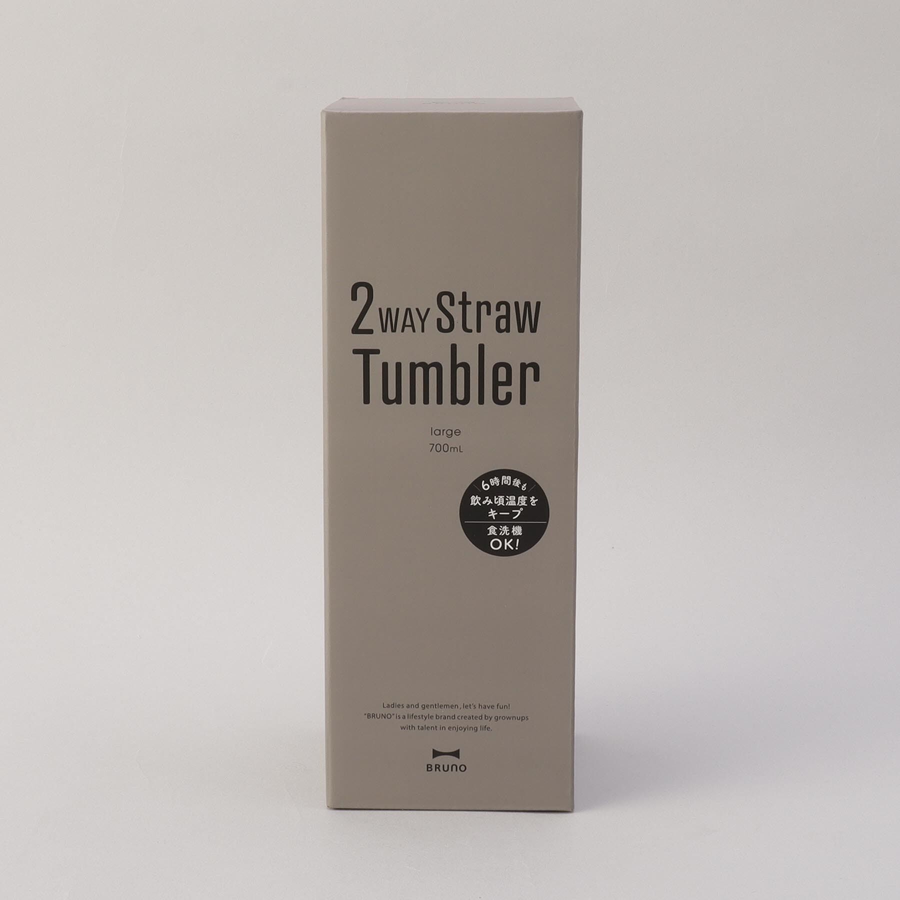 212 KITCHEN STORE「2WAYストロータンブラーL CH ＜BRUNO ブルーノ＞」|グラス・マグカップ|
