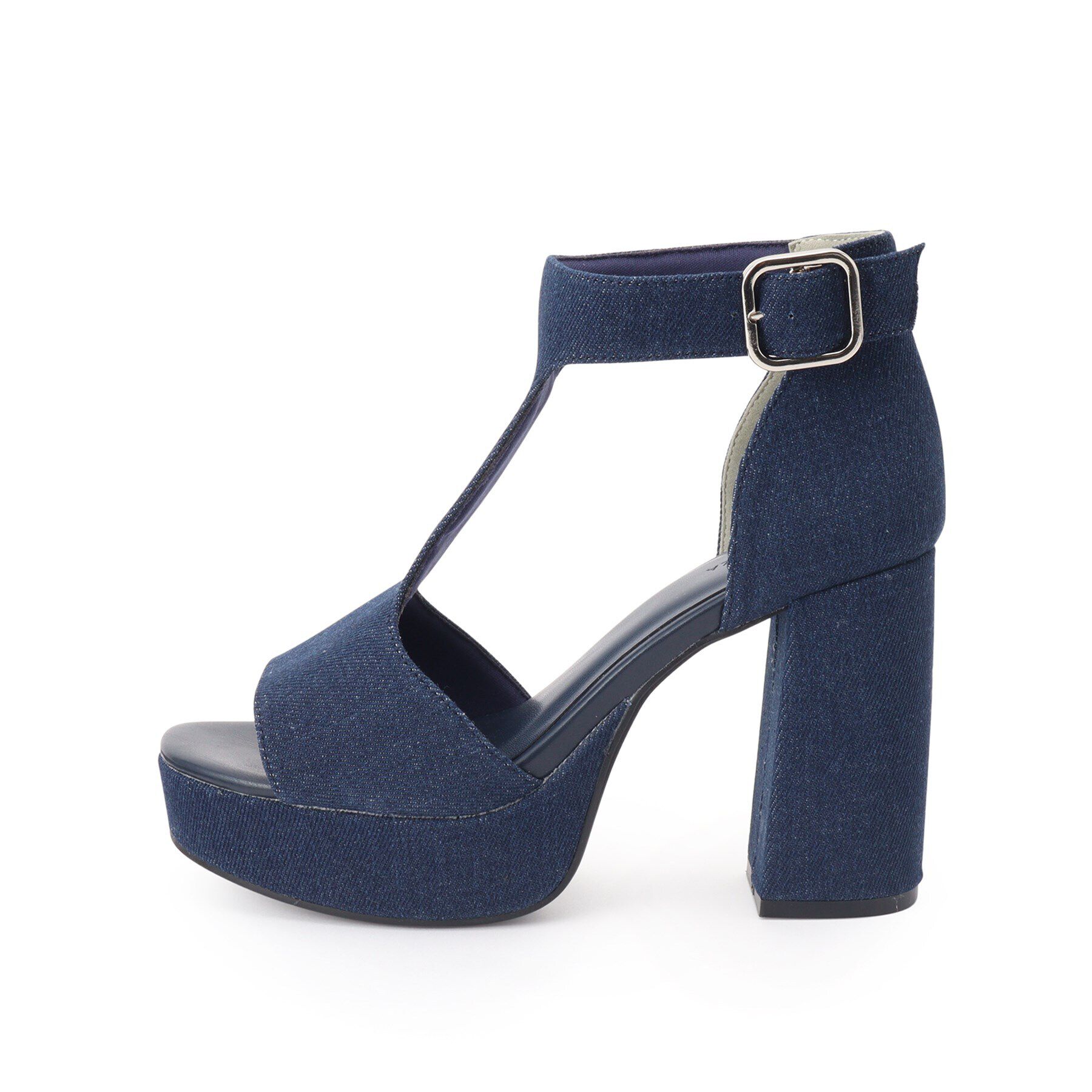 ESPERANZA「Tストラップスクエアサンダル」|サンダル|