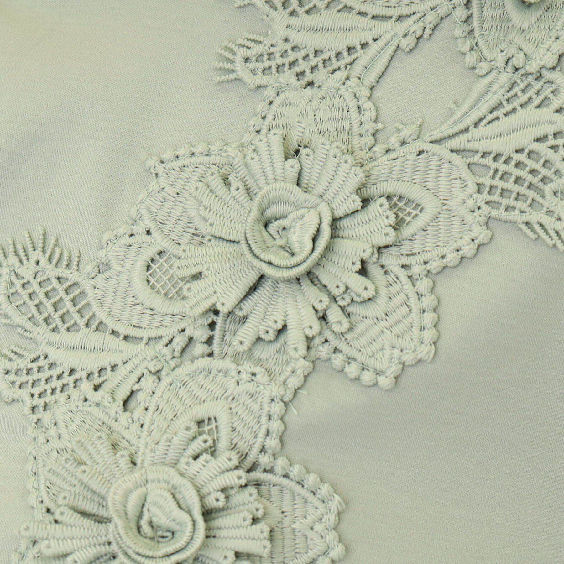 SunaUna「【新色ネイビー追加／チャイナカラー】5分袖カットソー」|Tシャツ・カットソー|