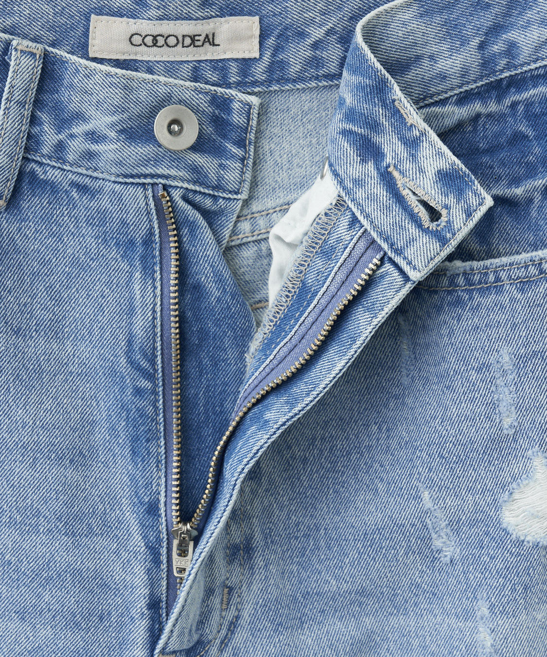 COCO DEAL「ツイストシームバギーデニムパンツ」|デニム|