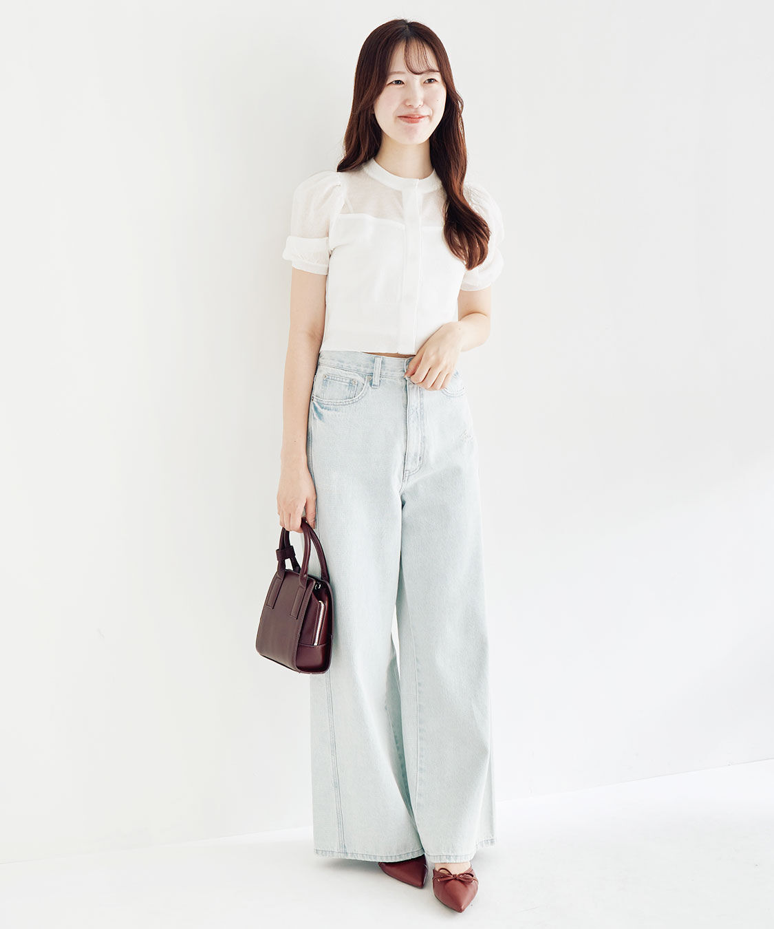 COCO DEAL「ツイストシームバギーデニムパンツ」|デニム|