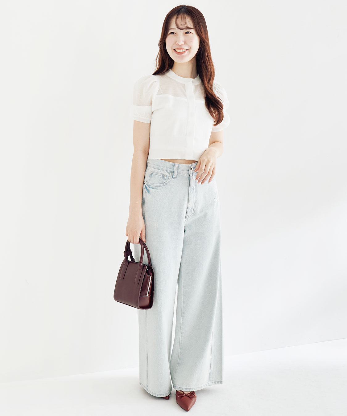 COCO DEAL「ツイストシームバギーデニムパンツ」|デニム|