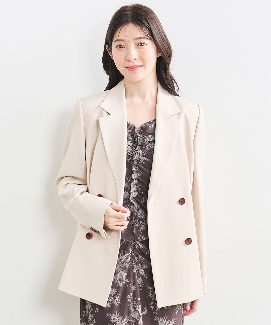 COCO DEAL「フォルムタックテーラードジャケット」|テーラードジャケット|