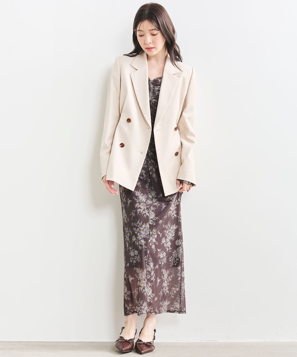 COCO DEAL「フォルムタックテーラードジャケット」|テーラードジャケット|