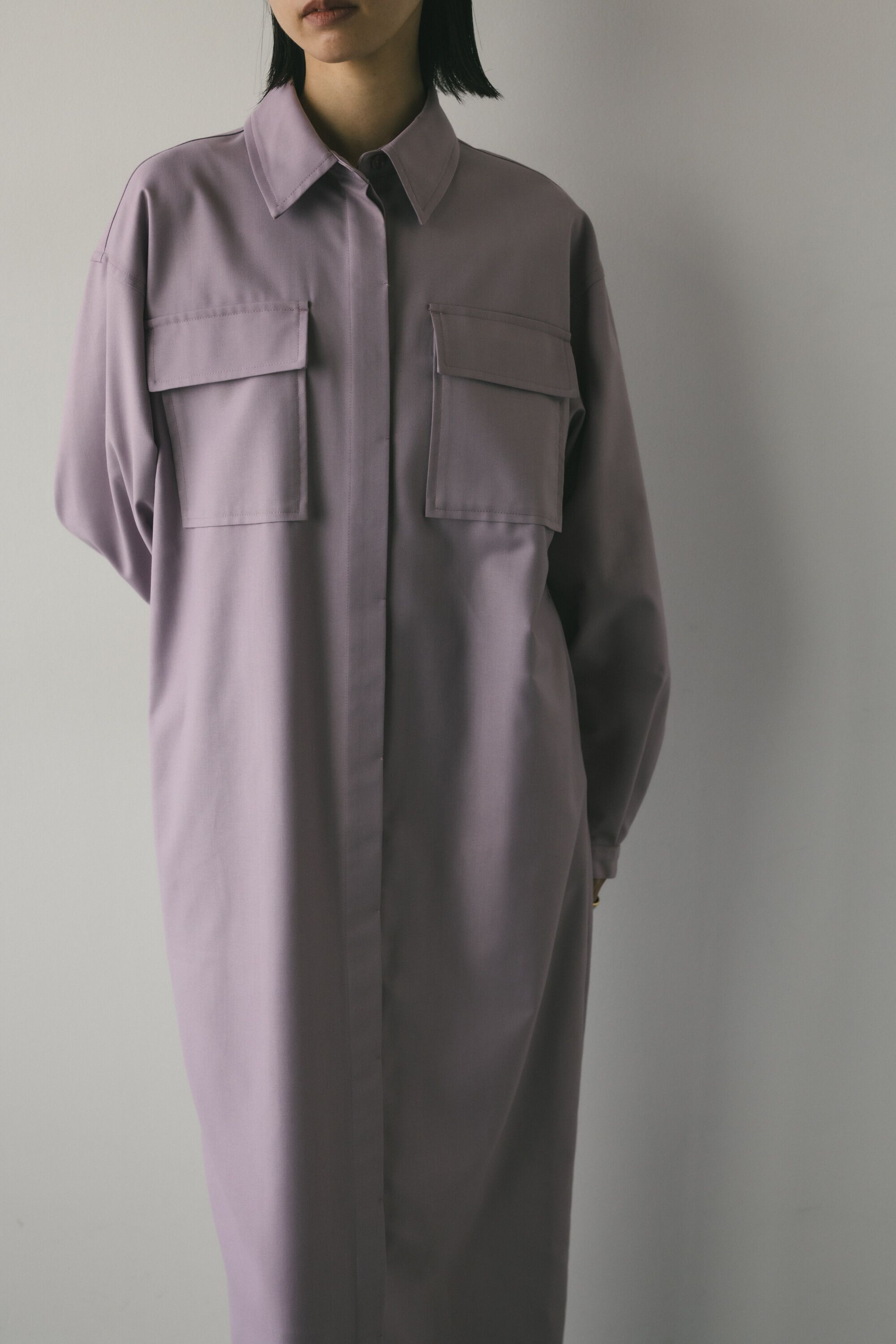 STYLEMIXER「ビッグポケットシャツワンピース」|ワンピース|