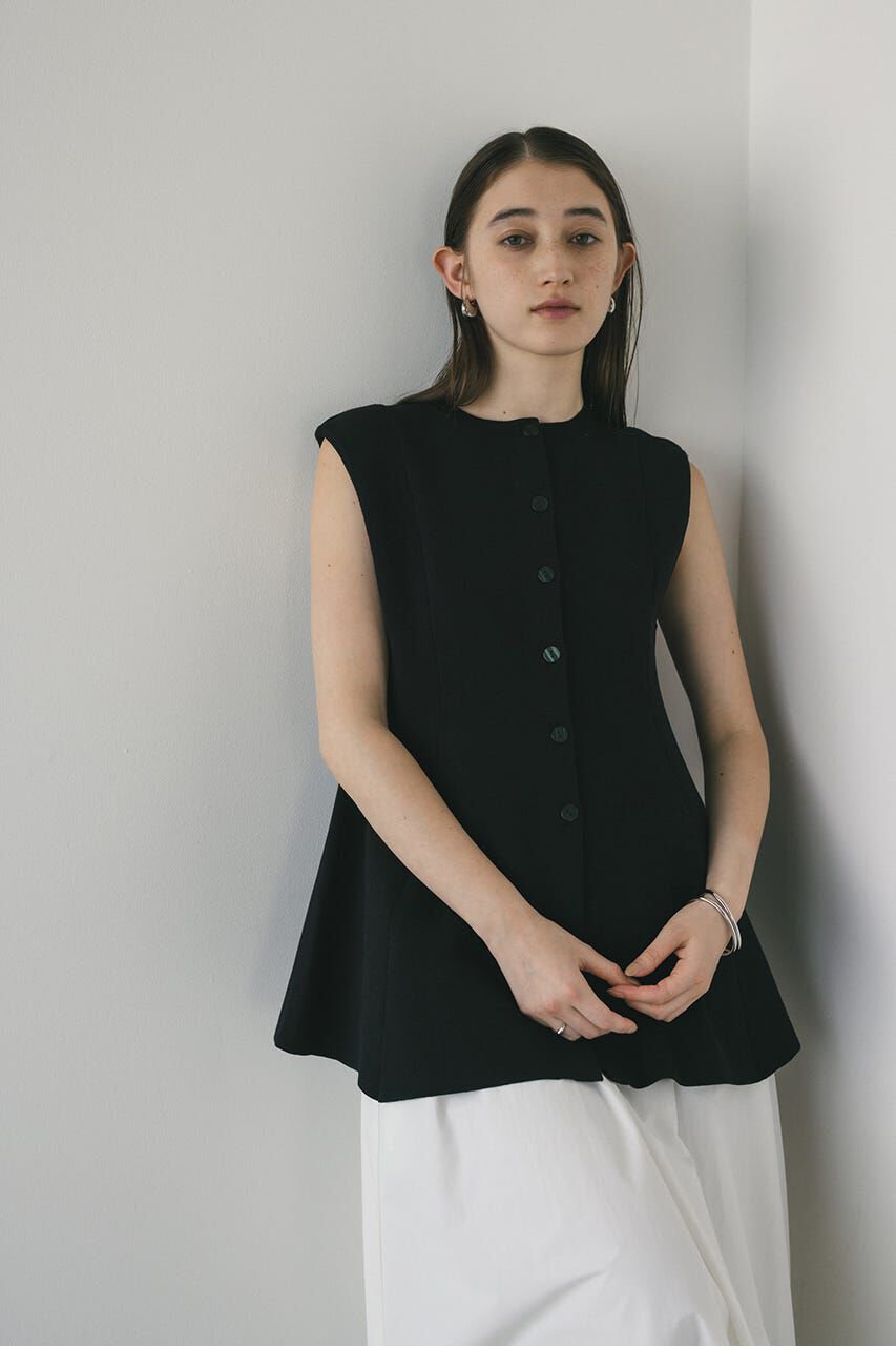 STYLEMIXER「ドライニットフレアベスト」|タンクトップ|