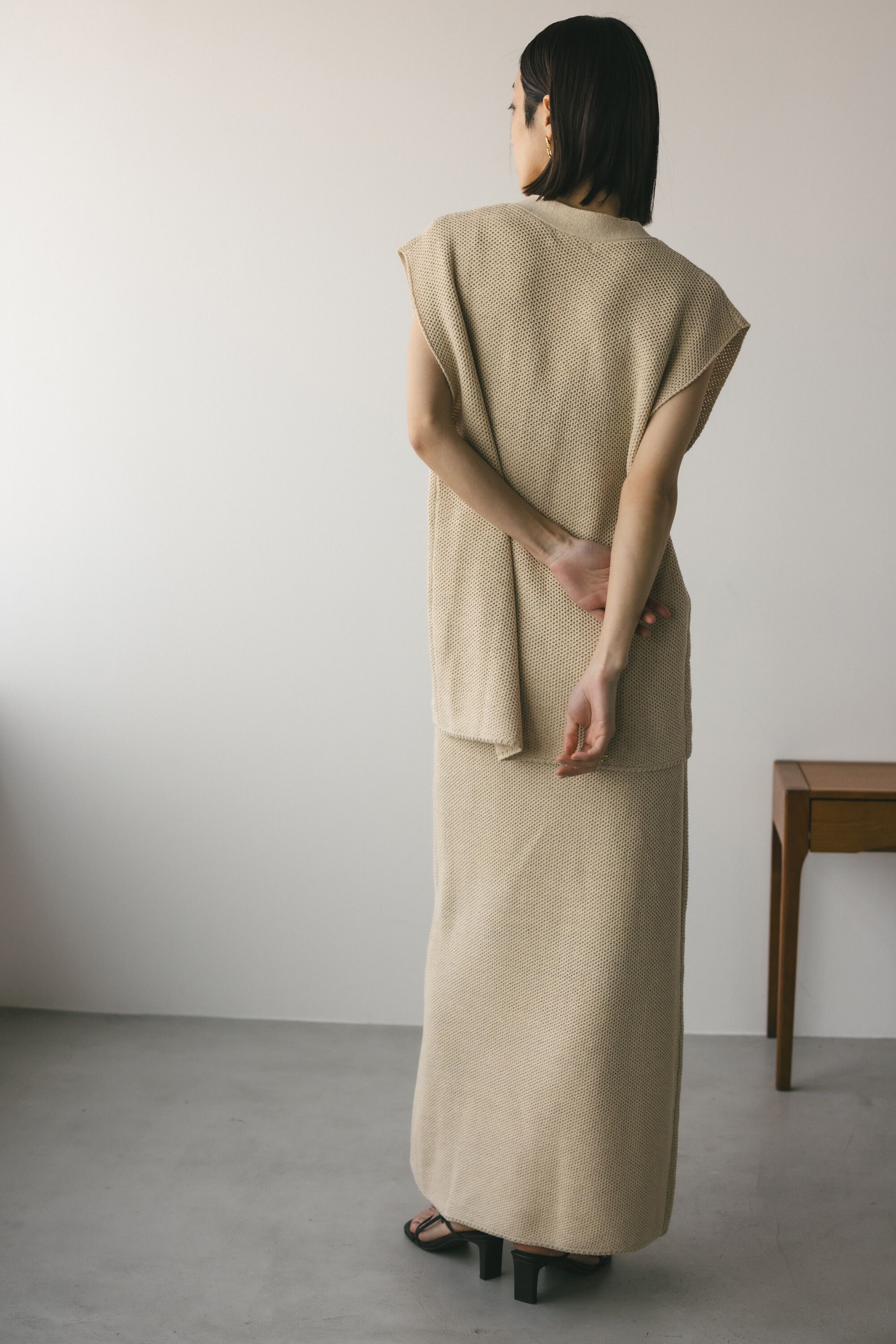 STYLEMIXER「リネンミックスニットスカート」|スカート|