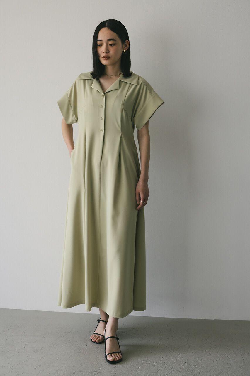 STYLEMIXER「オープンカラーワイドスリーブワンピース」|ワンピース|