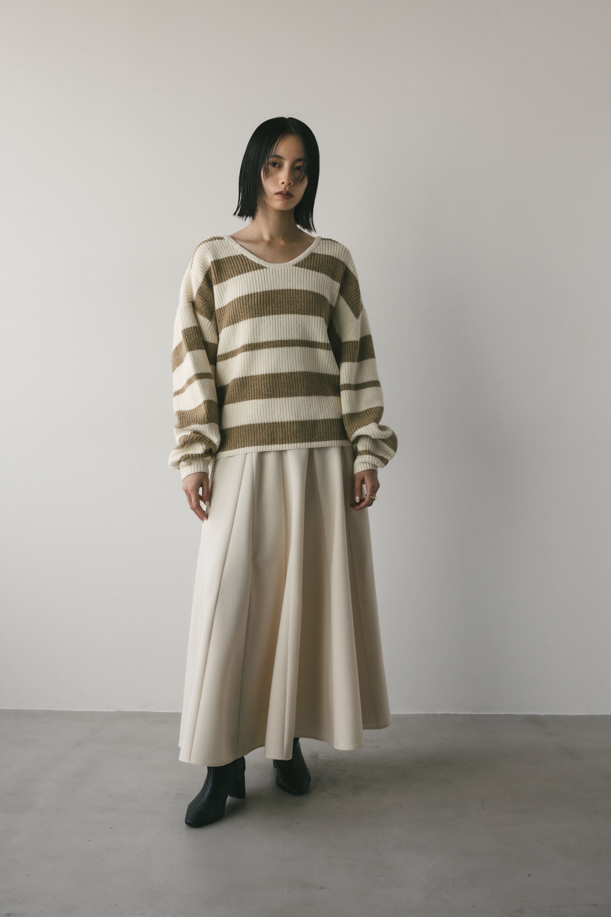 STYLEMIXER「2WAYボーダーニット」|ニット・セーター|
